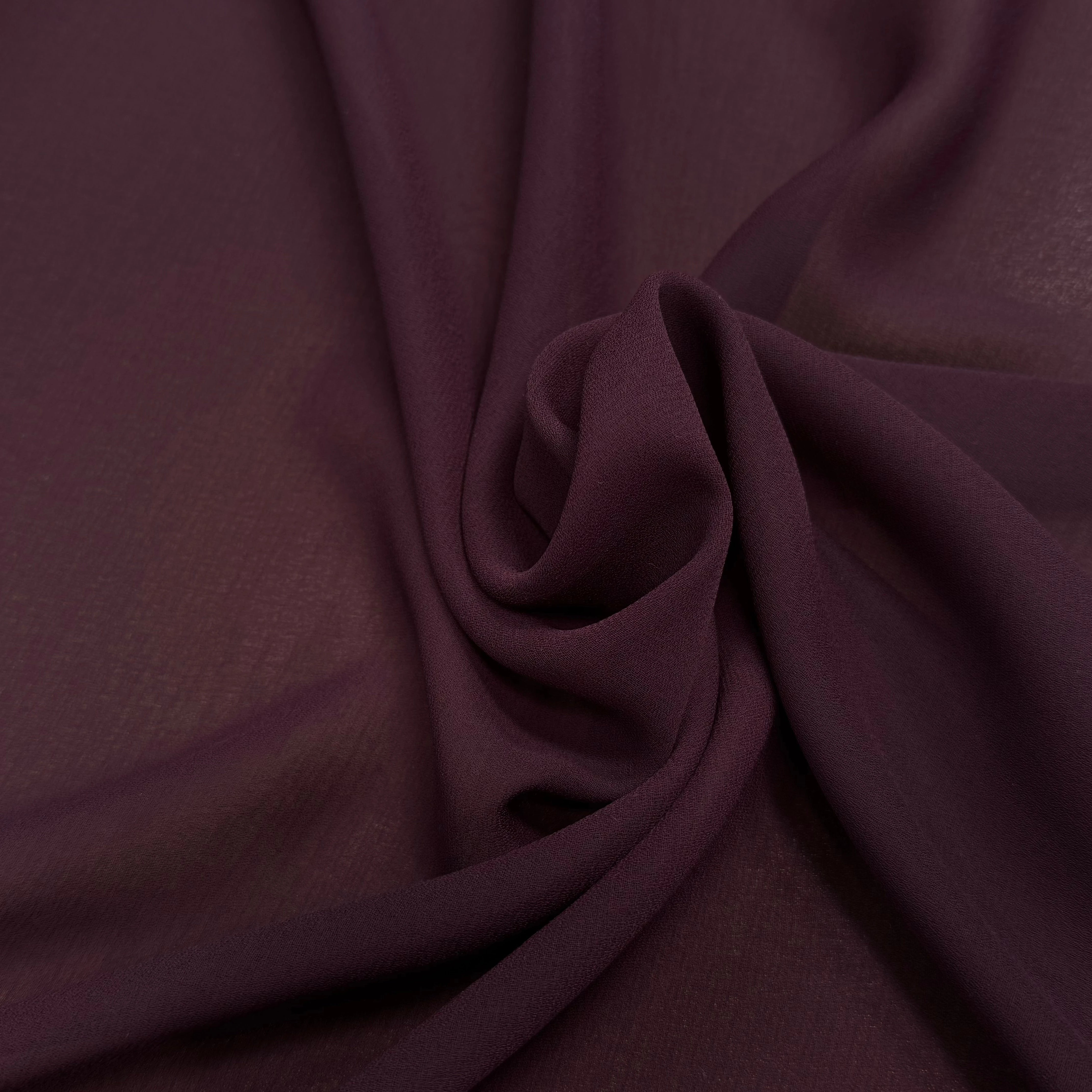 CREPE FLUIDE MAGNIFIQUE BORDEAUX 150CM - My Little Coupon