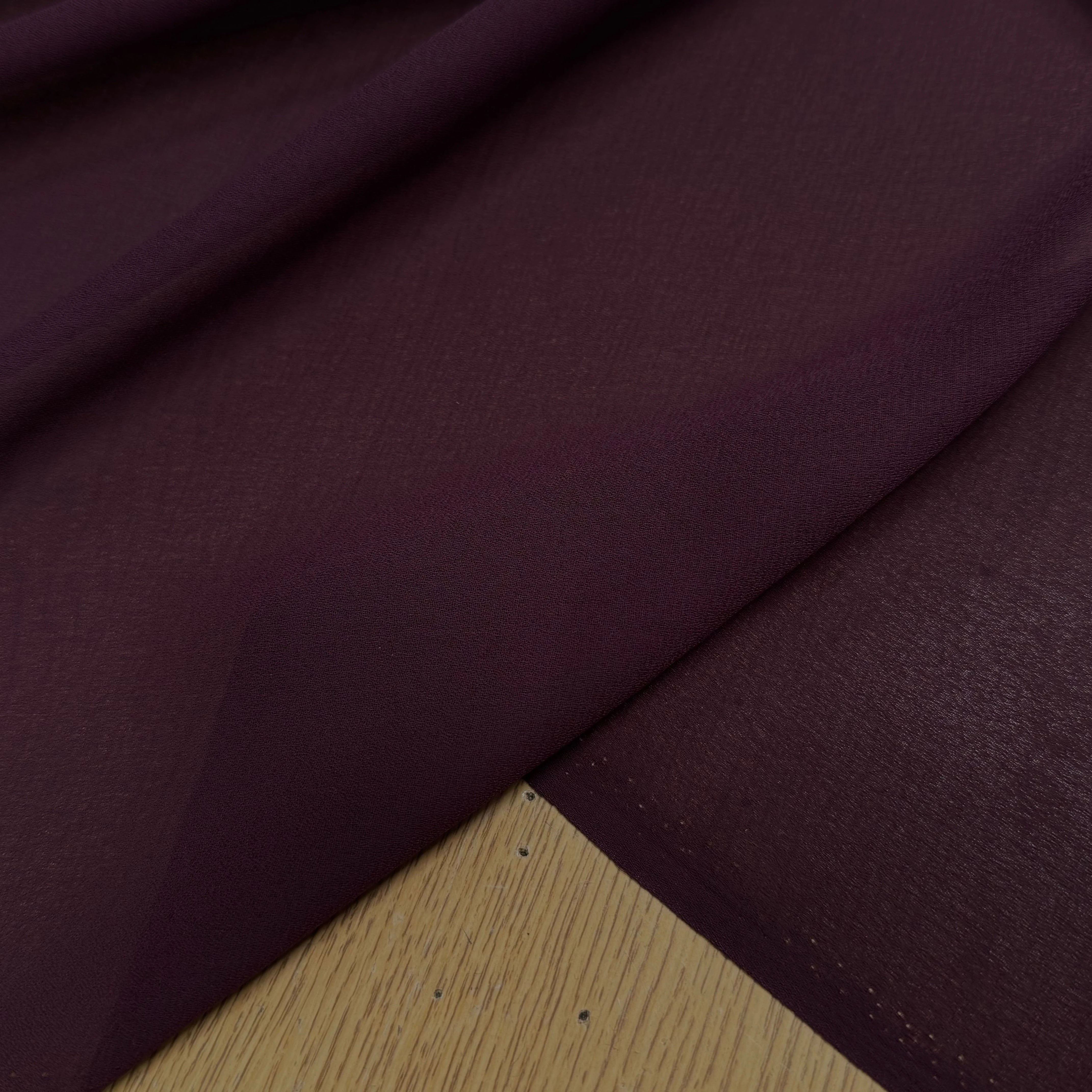CREPE FLUIDE MAGNIFIQUE BORDEAUX 150CM - My Little Coupon