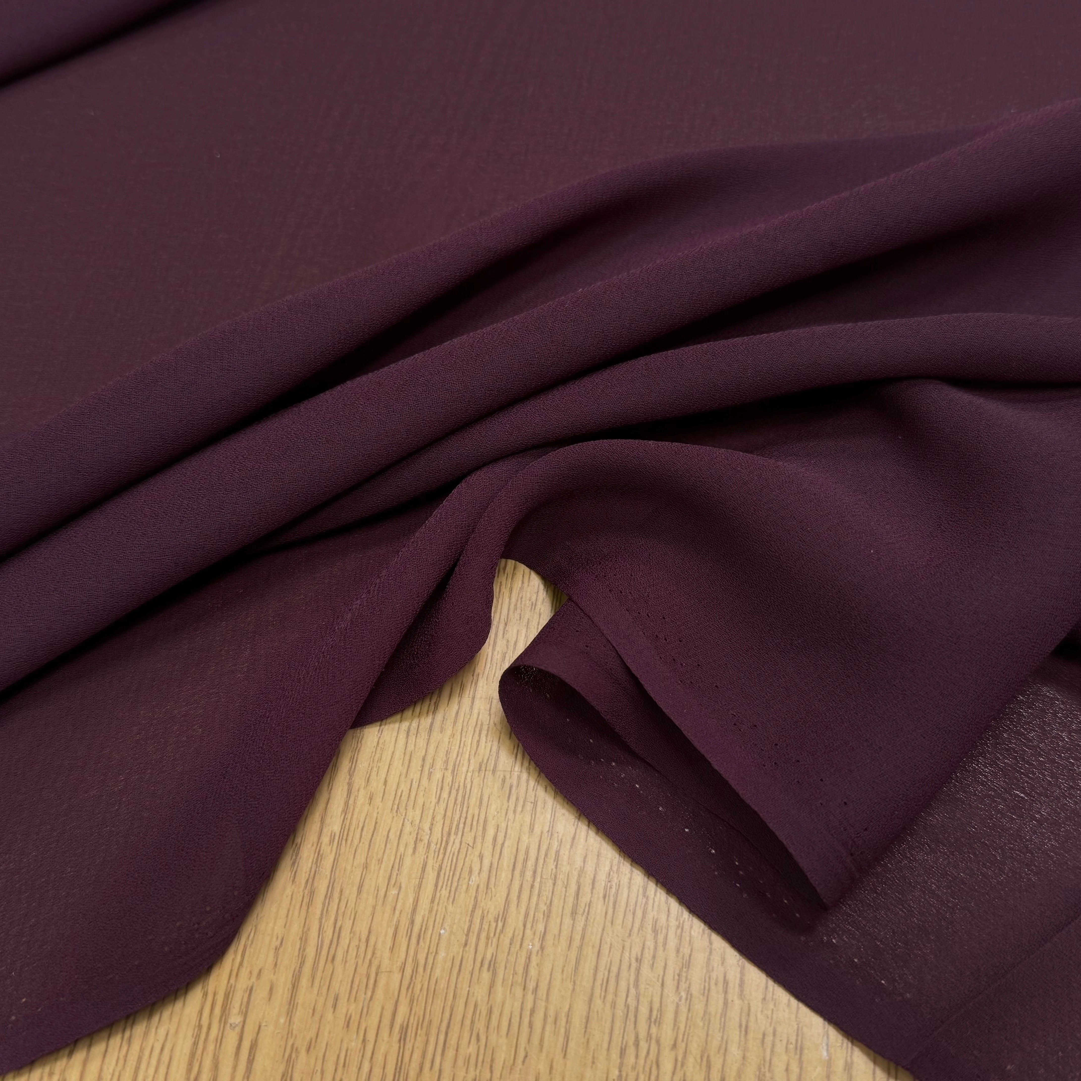 CREPE FLUIDE MAGNIFIQUE BORDEAUX 150CM - My Little Coupon