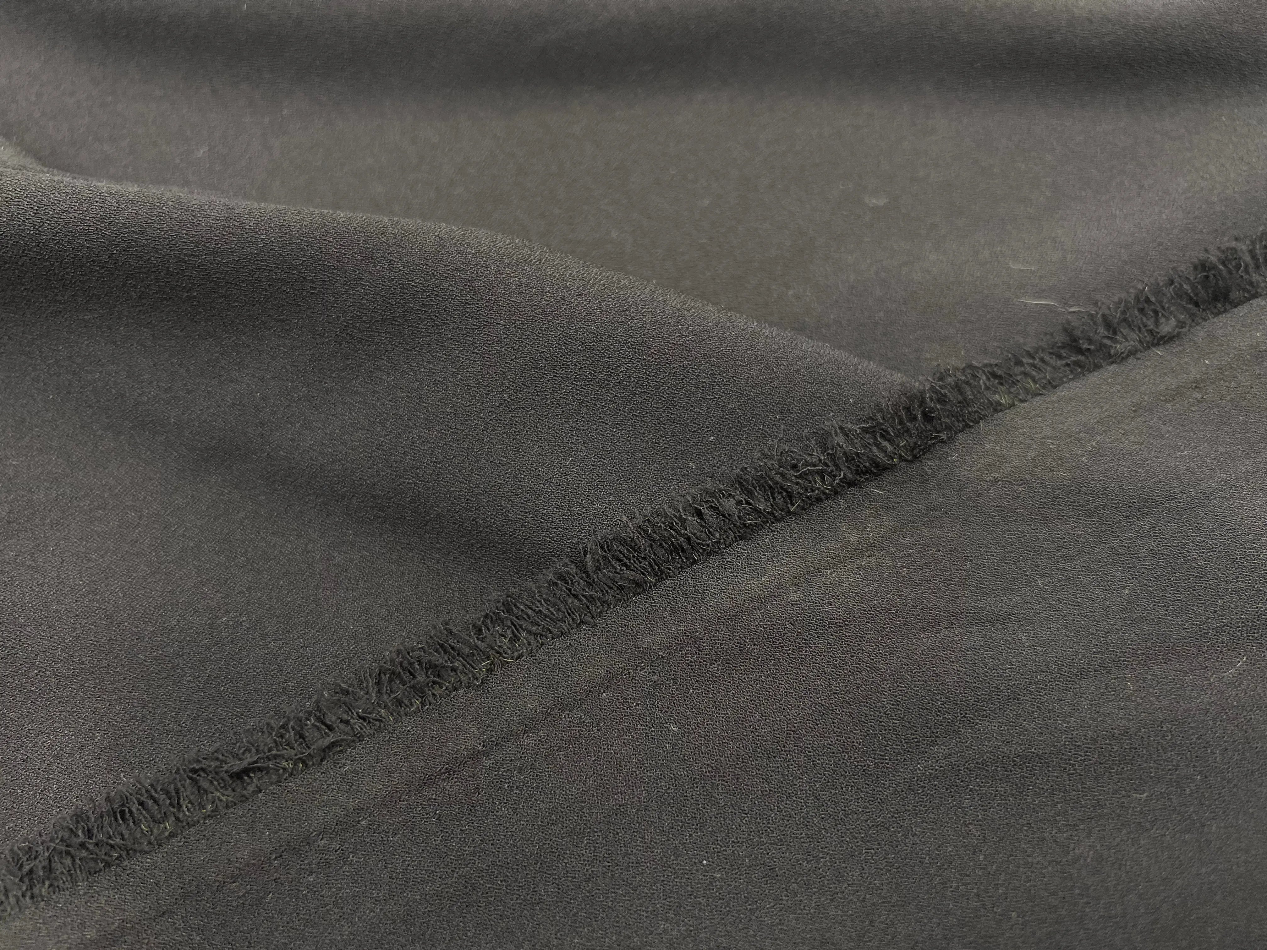 CRÊPE FLUIDE NOIR - My Little Coupon - tissu - coudre