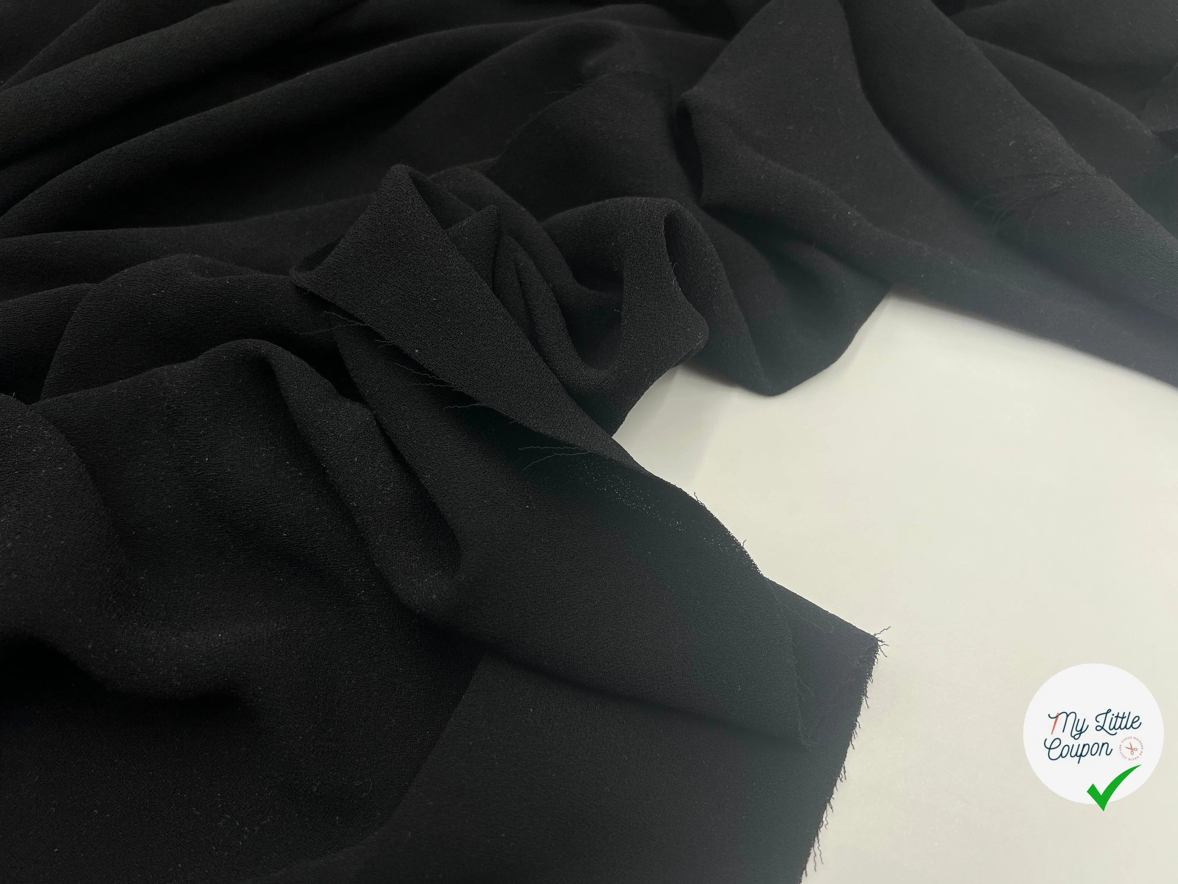 CRÊPE FLUIDE NUIT NOIRE - My Little Coupon - tissu - coudre