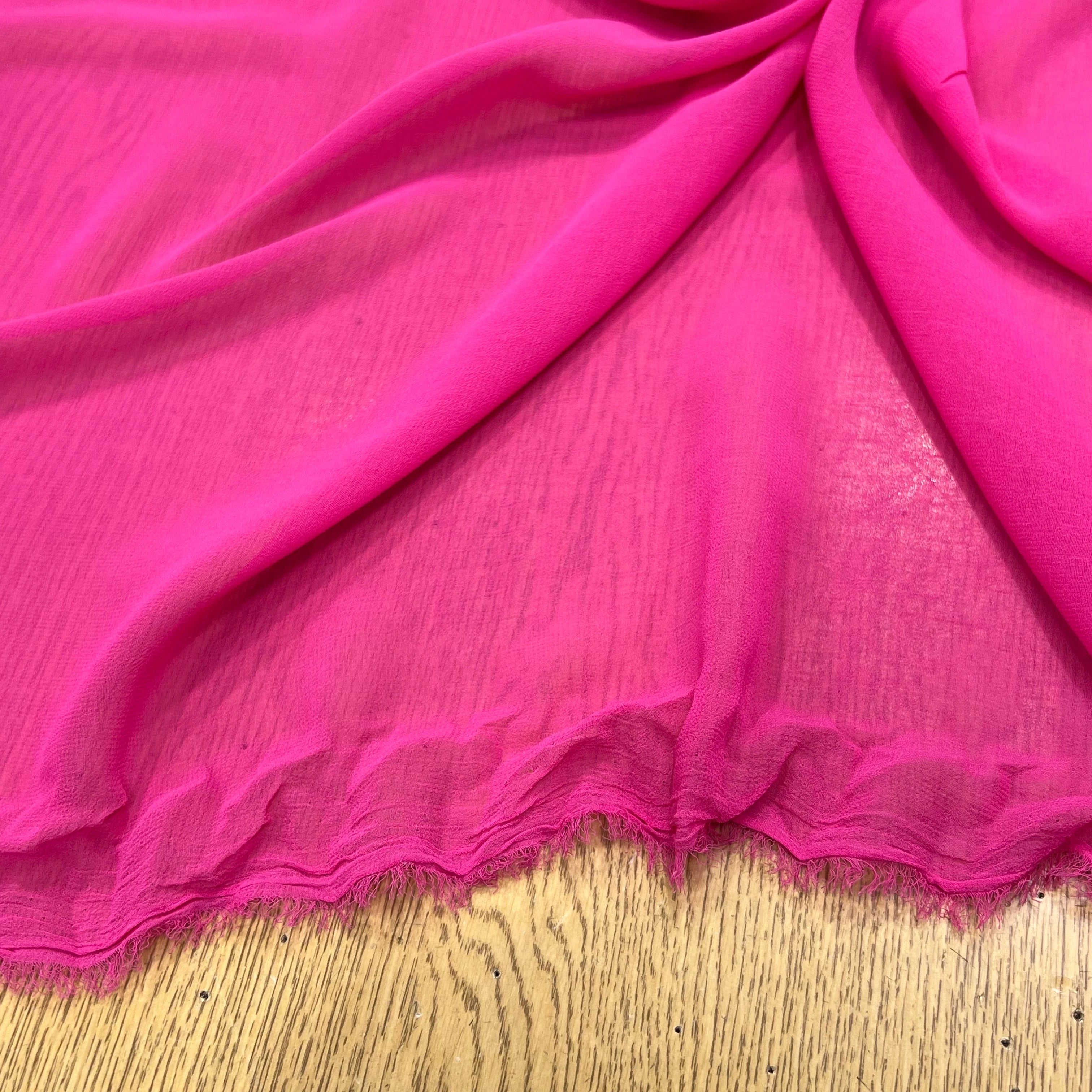CREPE FLUIDE ROSE FUSHIA 150CM - My Little Coupon