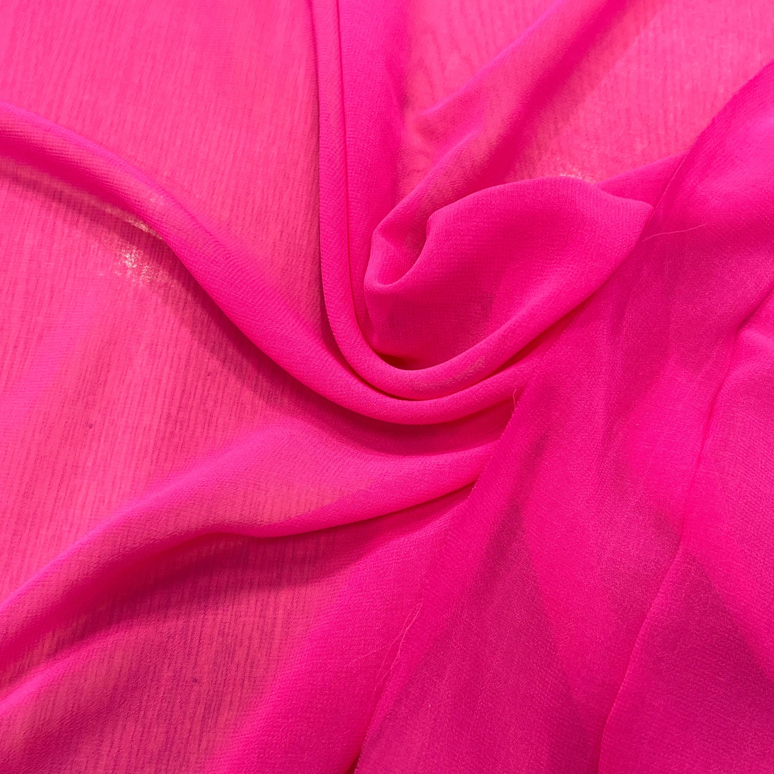 CREPE FLUIDE ROSE FUSHIA 150CM - My Little Coupon