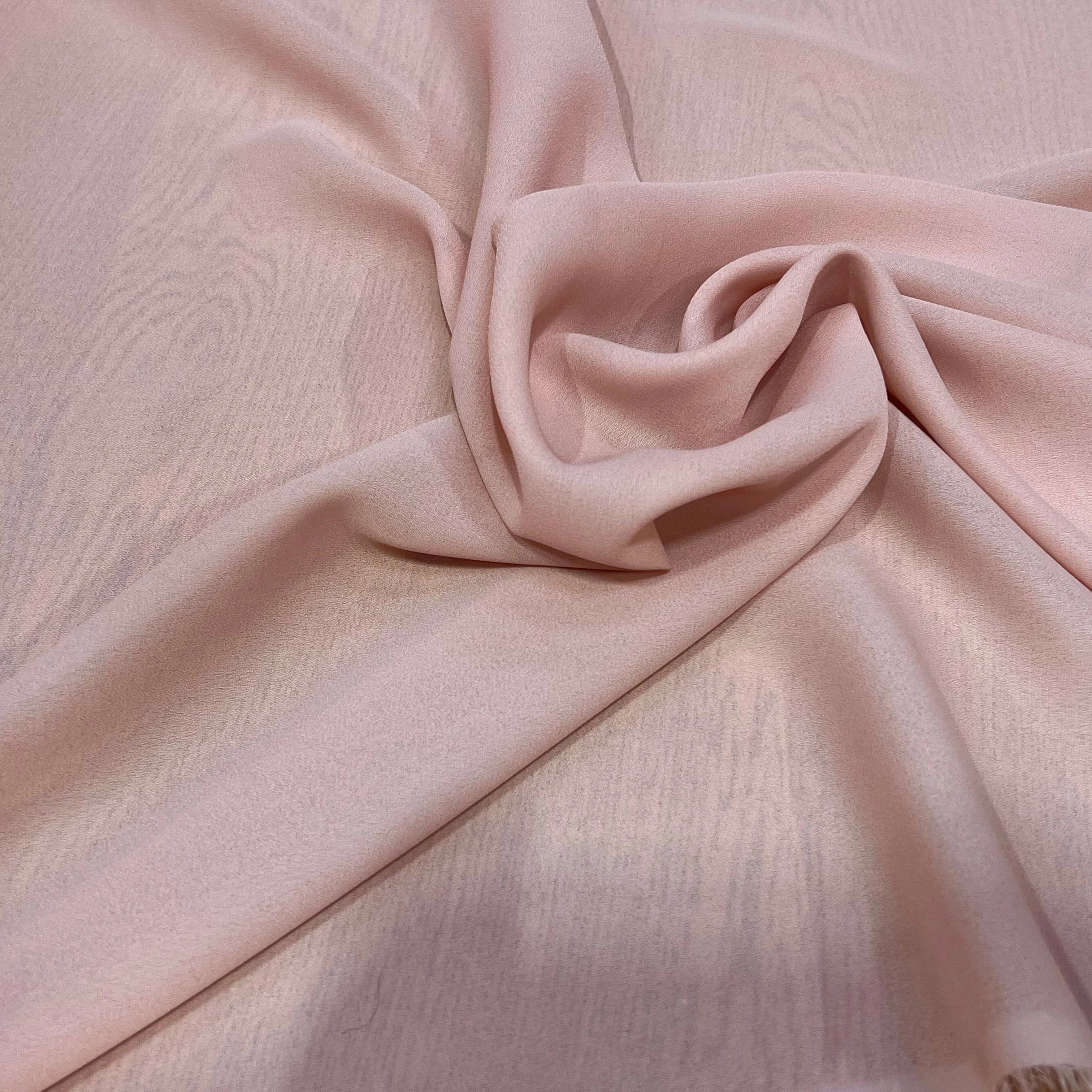 CREPE FLUIDE ROSE PALE 148CM - My Little Coupon