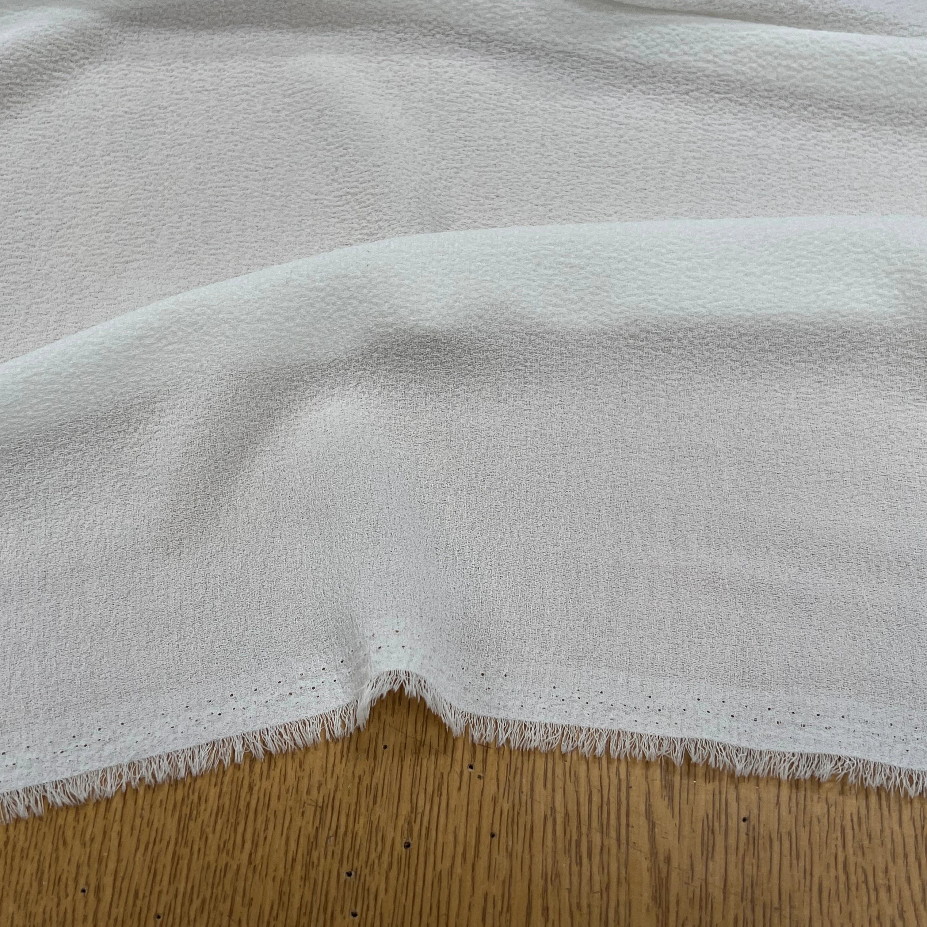 CREPE GAUFFRÉ BLANC FABRICATION FRANÇAISE - My Little Coupon