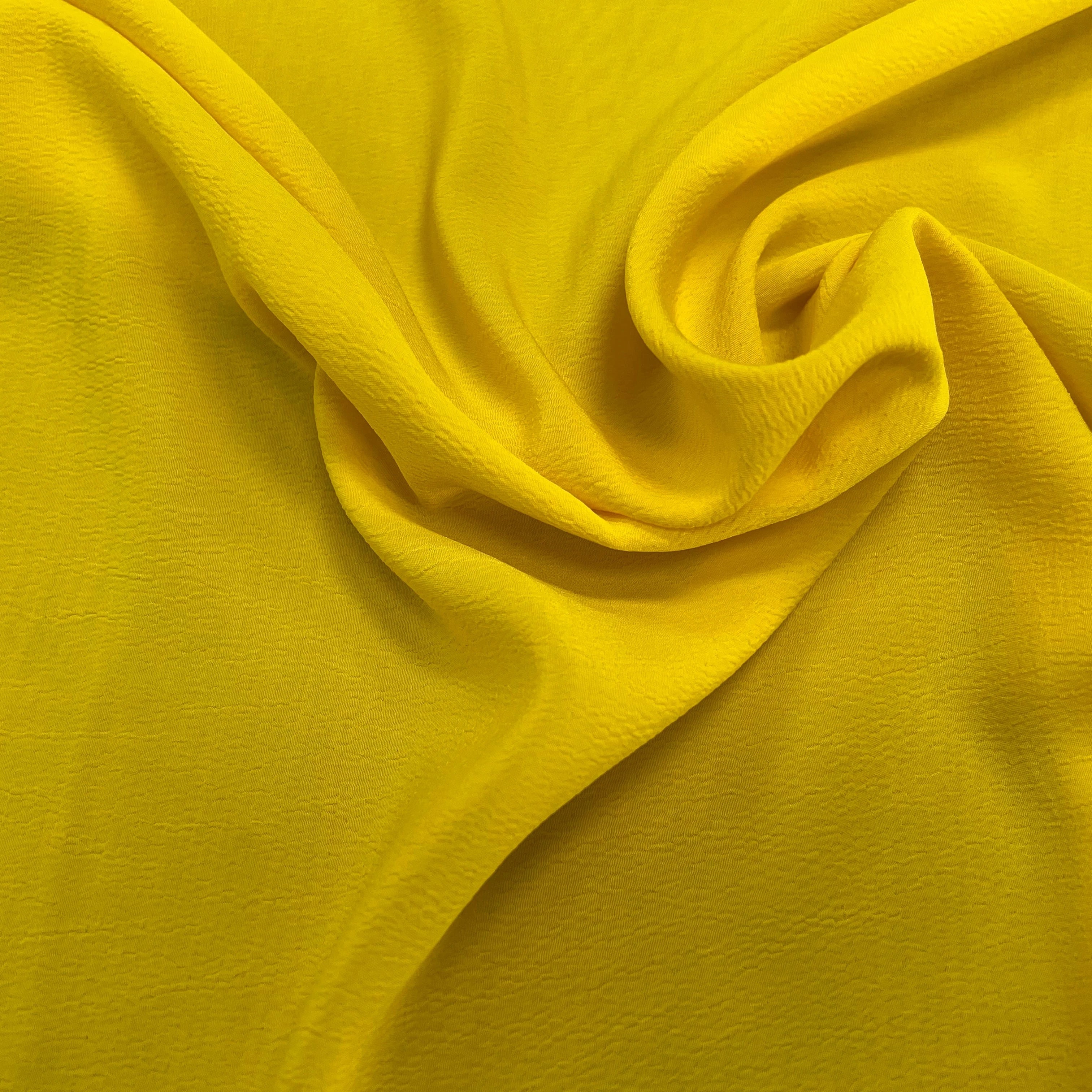 CRÈPE GAUFRÉ JAUNE 150CM POLYESTER - My Little Coupon
