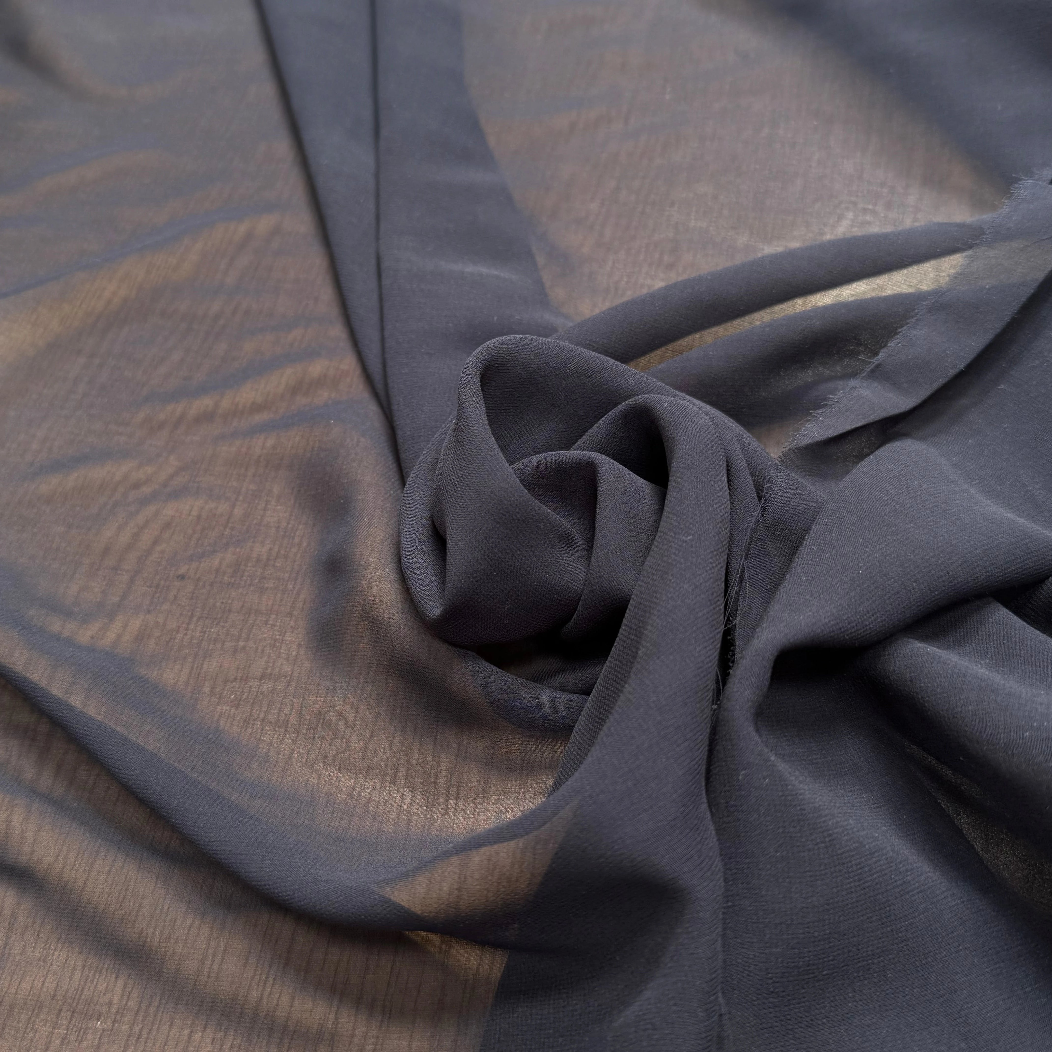 CREPE GEORGETTE DE SOIE FLUIDE NUIT - My Little Coupon