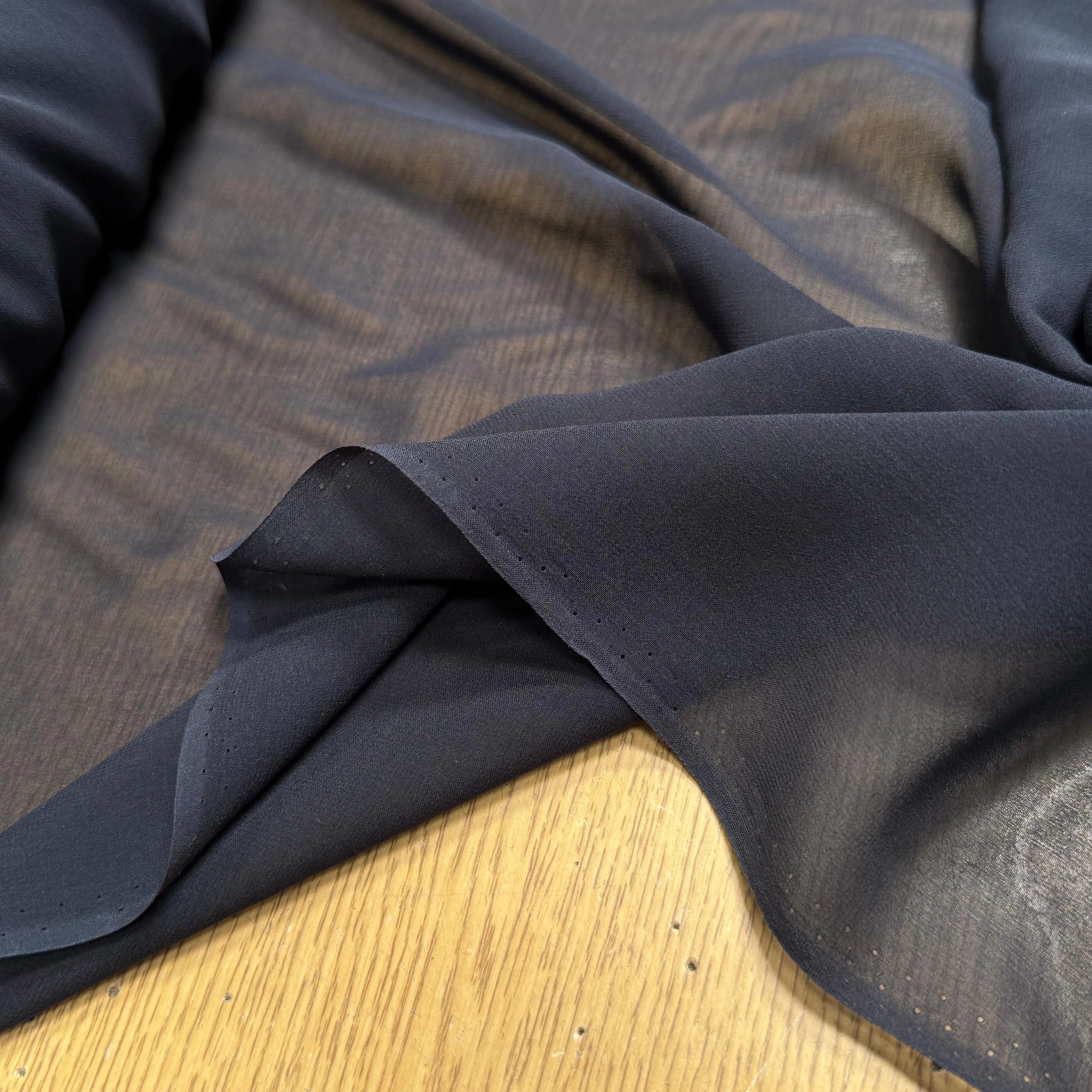 CREPE GEORGETTE DE SOIE FLUIDE NUIT - My Little Coupon