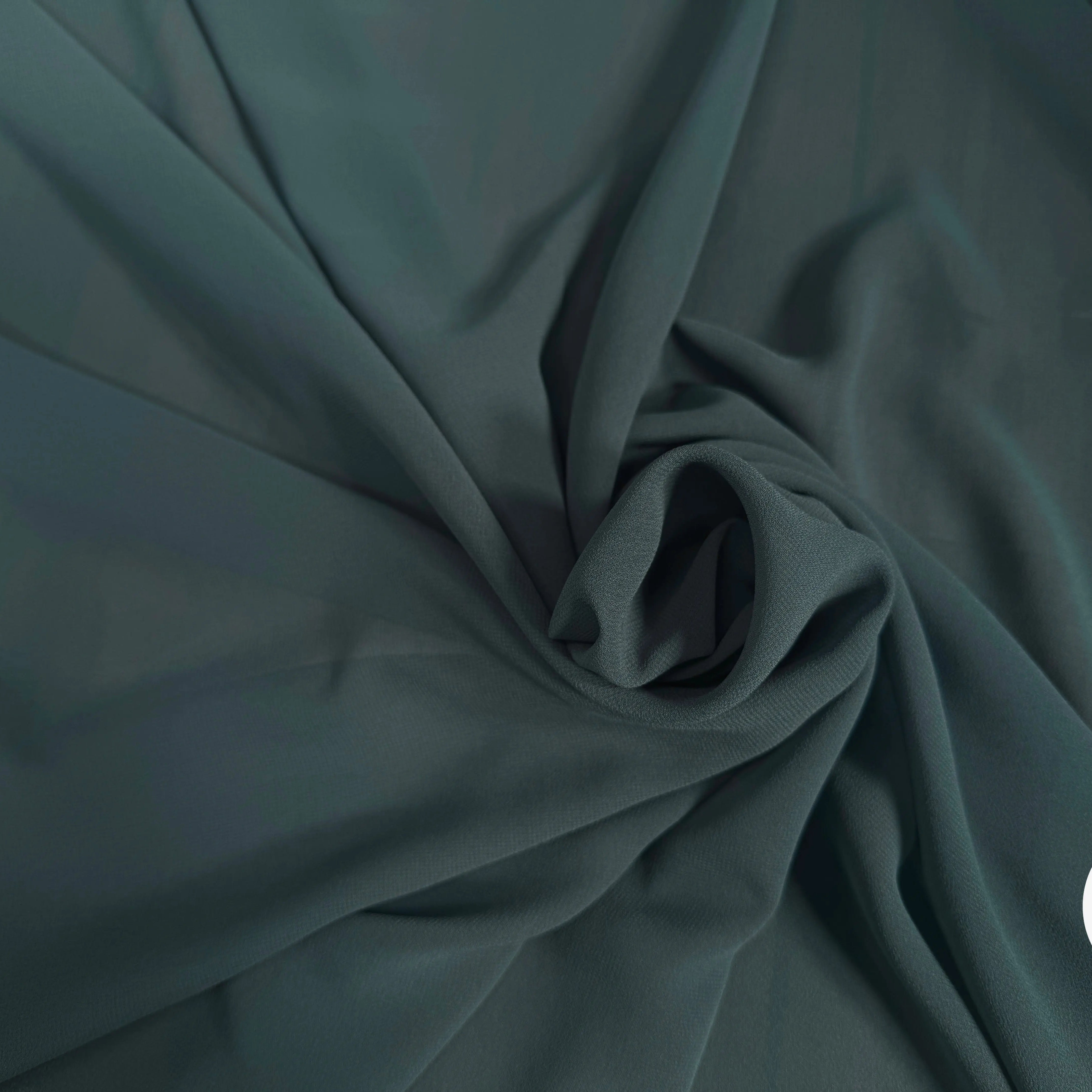 CRÊPE GEORGETTE POLYESTER VERT - My Little Coupon