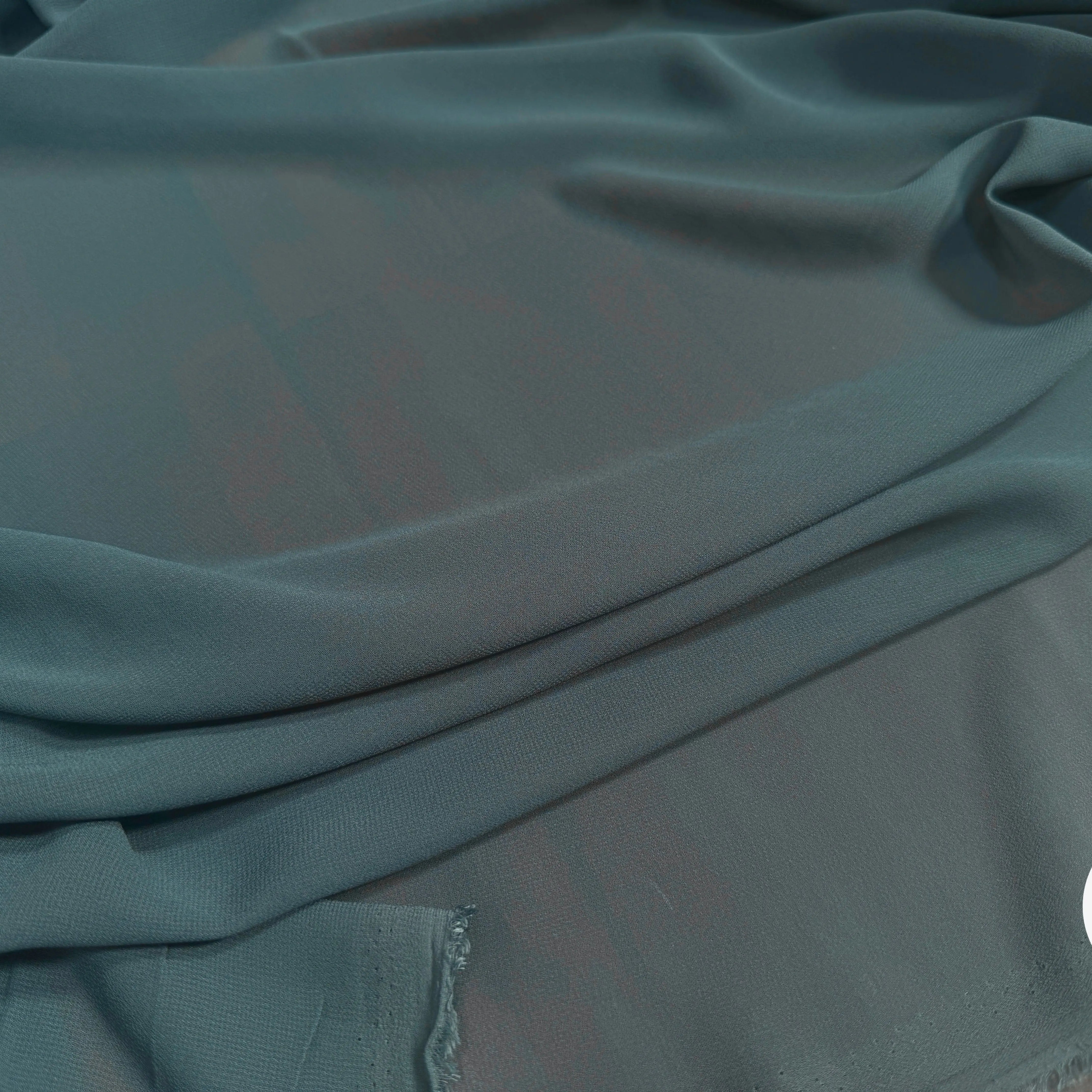 CRÊPE GEORGETTE POLYESTER VERT - My Little Coupon