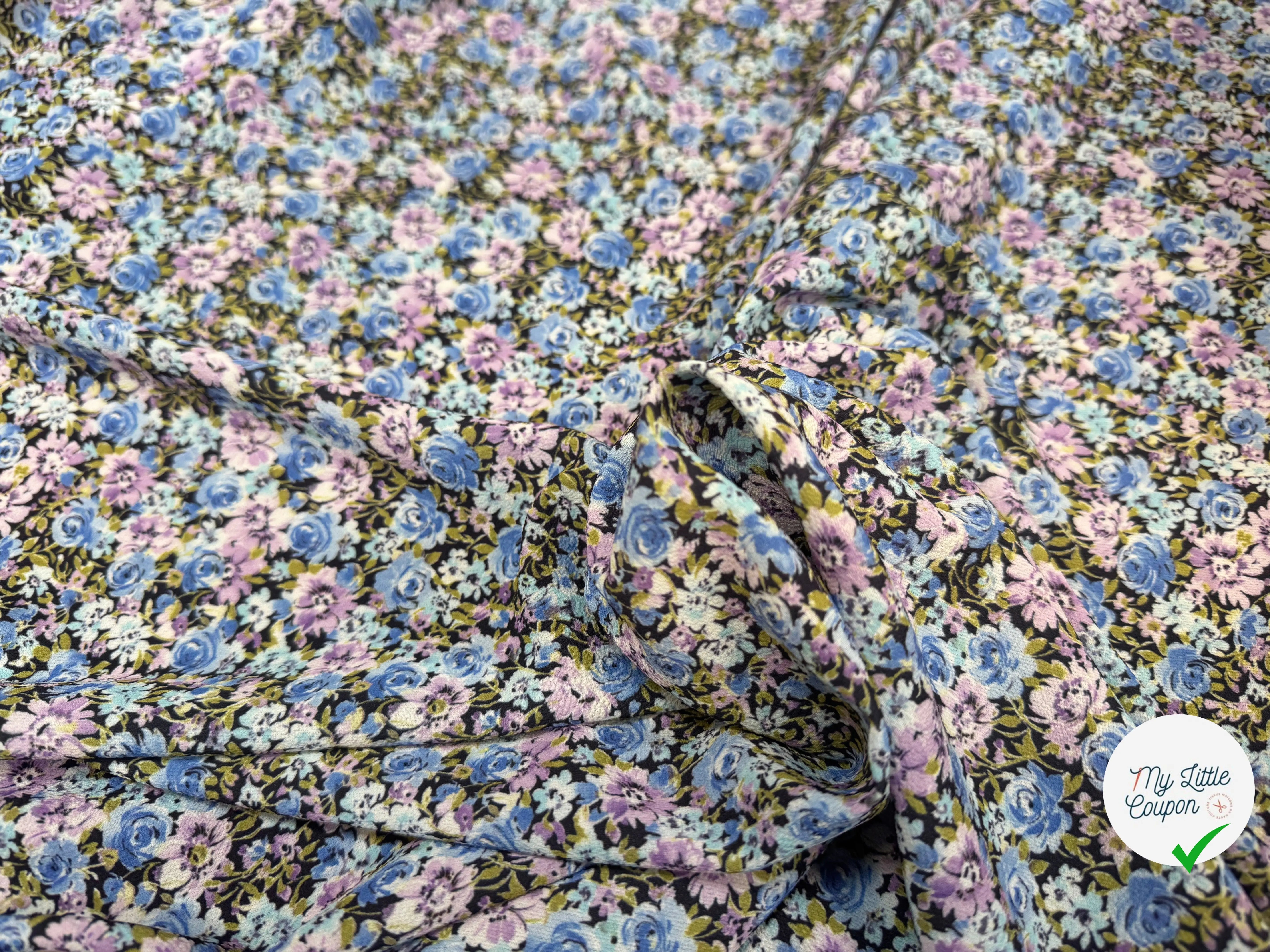 CREPE IMPRIMÉ FLEURS - My Little Coupon