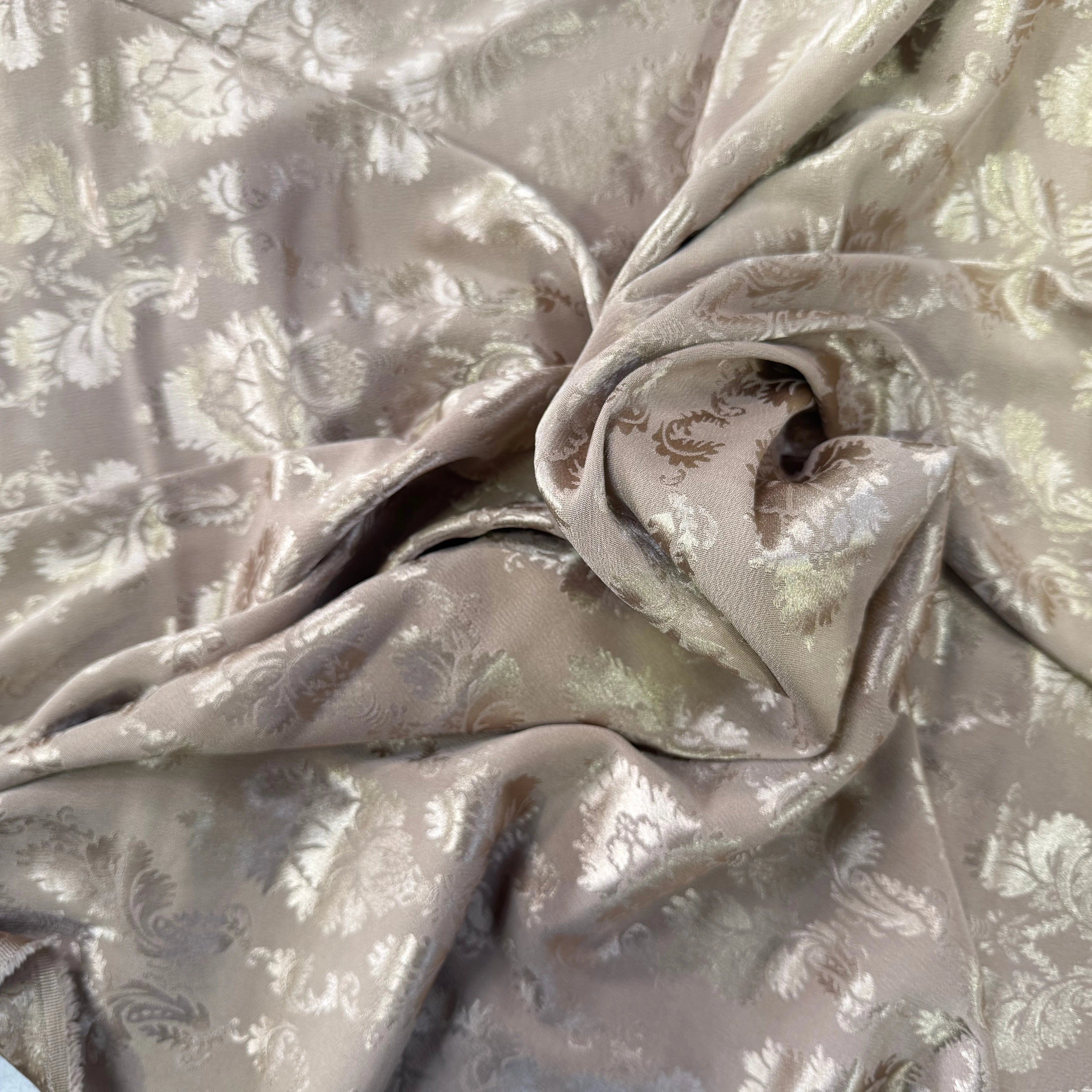 CREPE JACQUARD STRECTH ROYAL SUBLIME OR RÉVERSIBLE - My Little Coupon