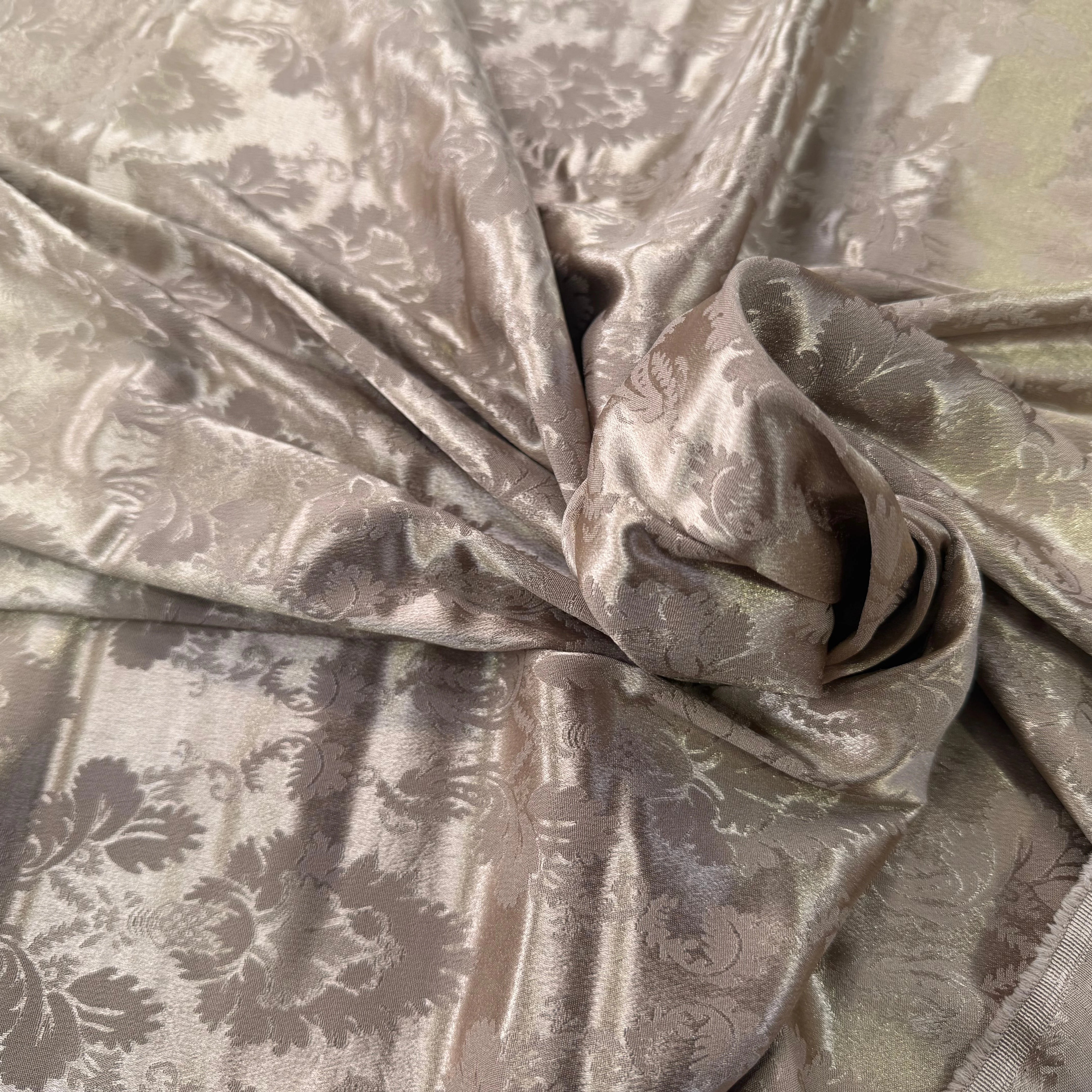 CREPE JACQUARD STRECTH ROYAL SUBLIME OR RÉVERSIBLE - My Little Coupon