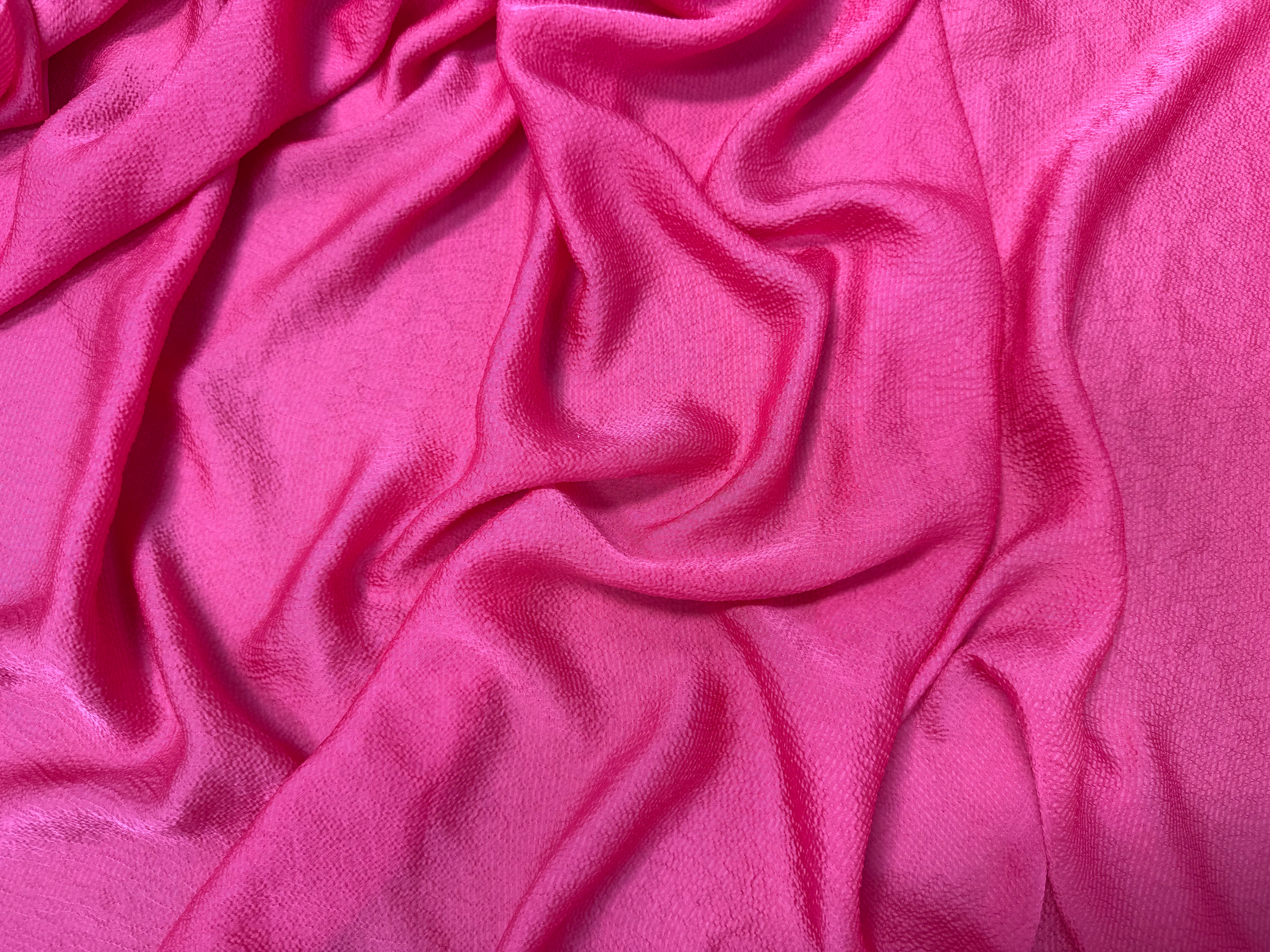 CREPE JAPONAIS GAUFFRÉ UNI ROSE - My Little Coupon