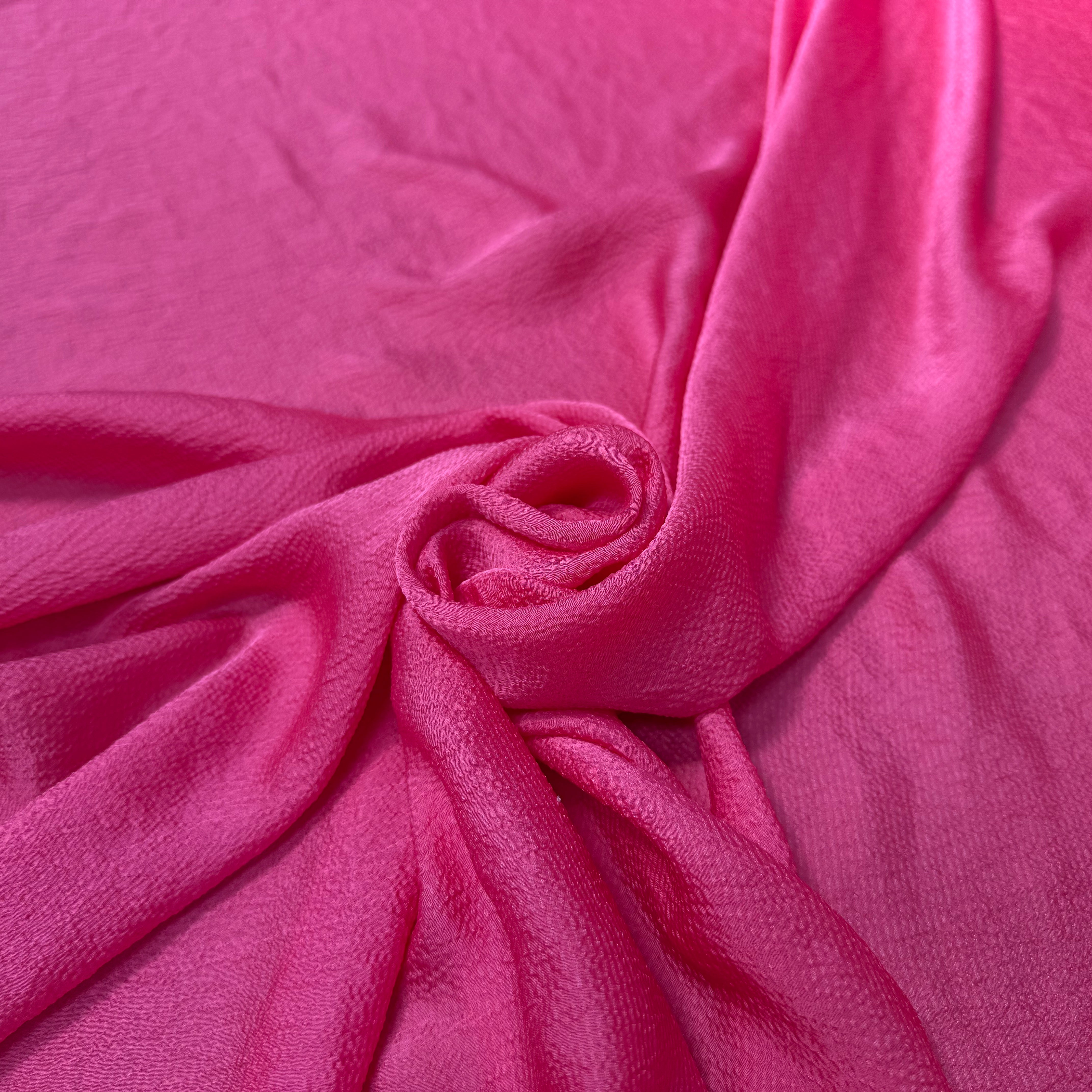 CREPE JAPONAIS GAUFFRÉ UNI ROSE - My Little Coupon