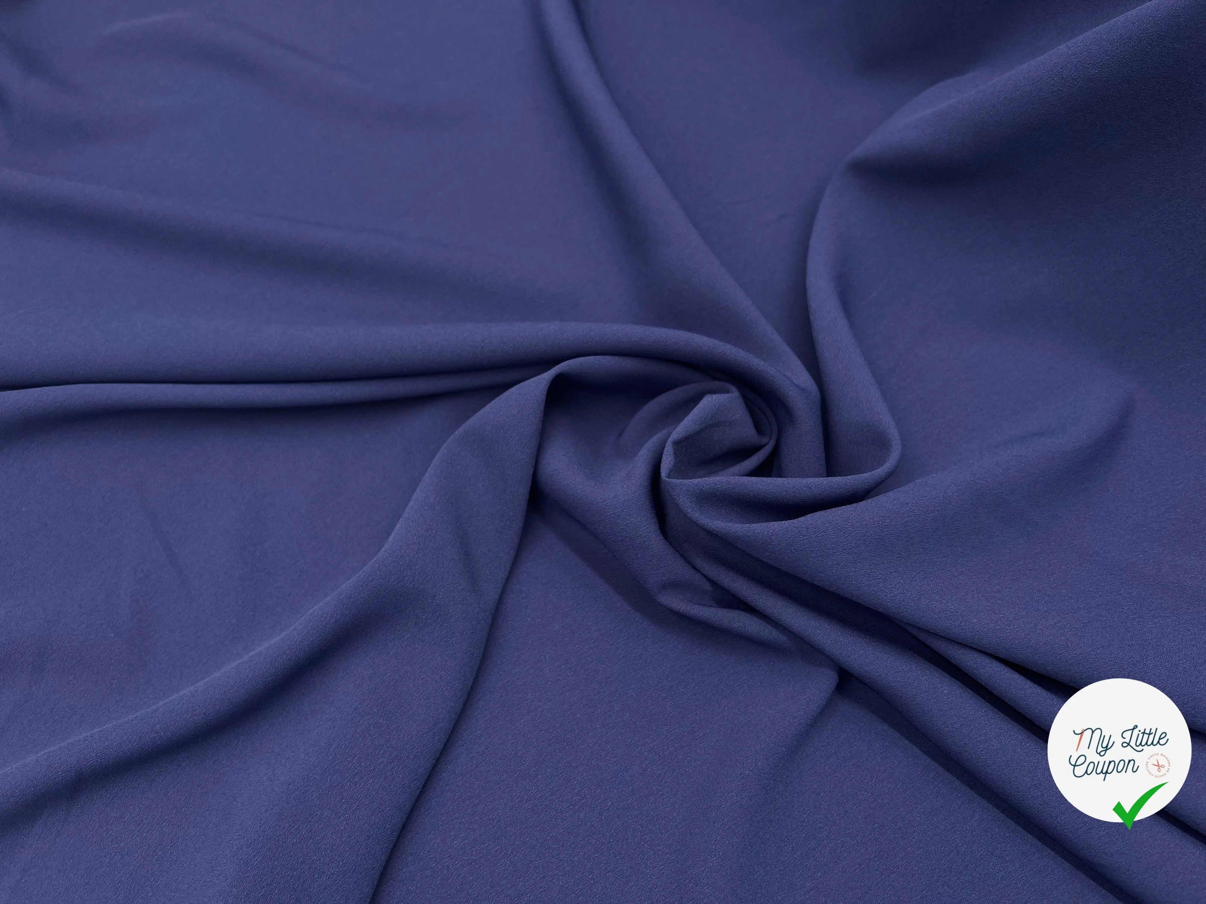 CRÊPE LÉGER BLEU NAVY - My Little Coupon - tissu - coudre