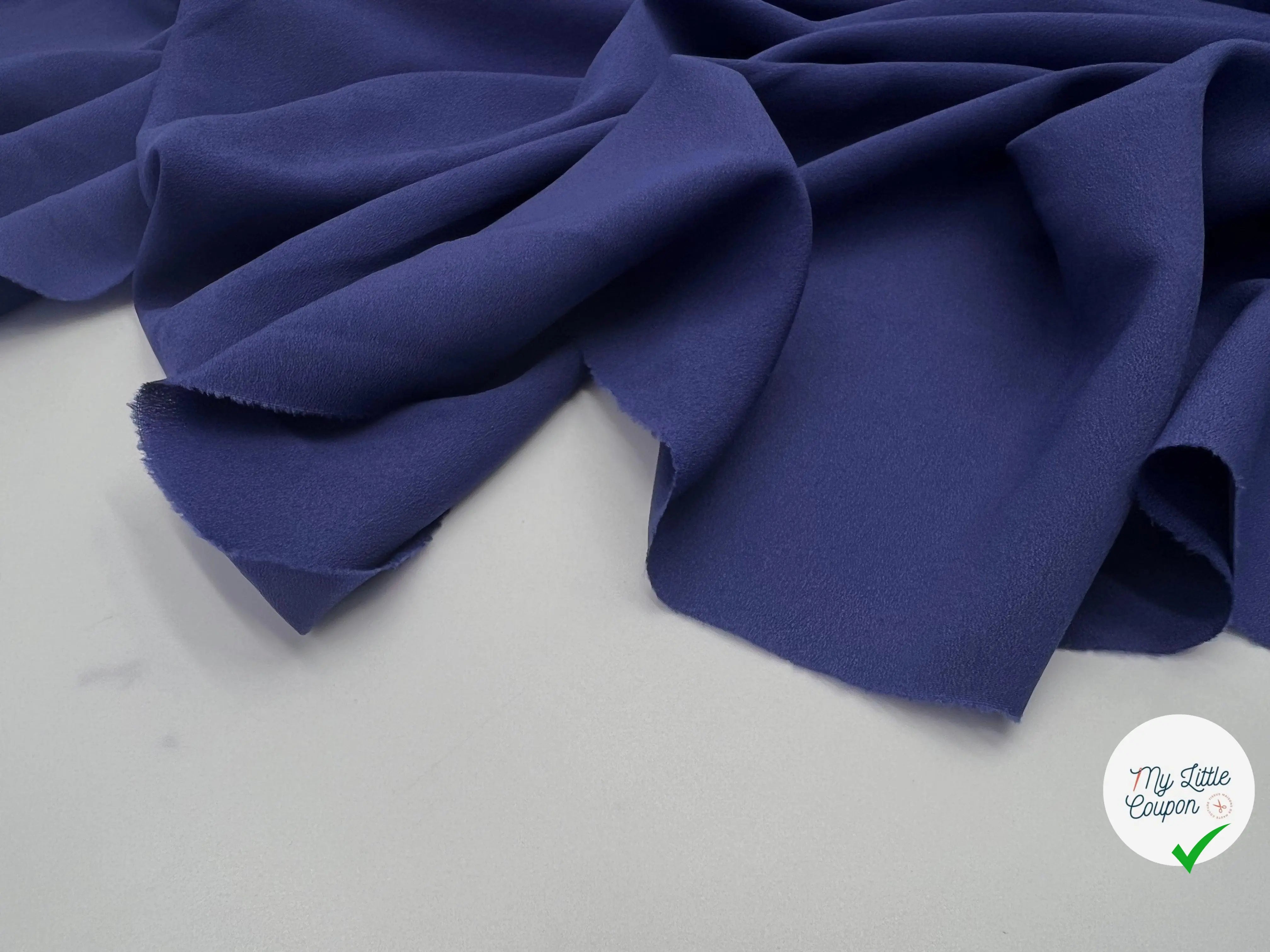 CRÊPE LÉGER BLEU NAVY - My Little Coupon - tissu - coudre