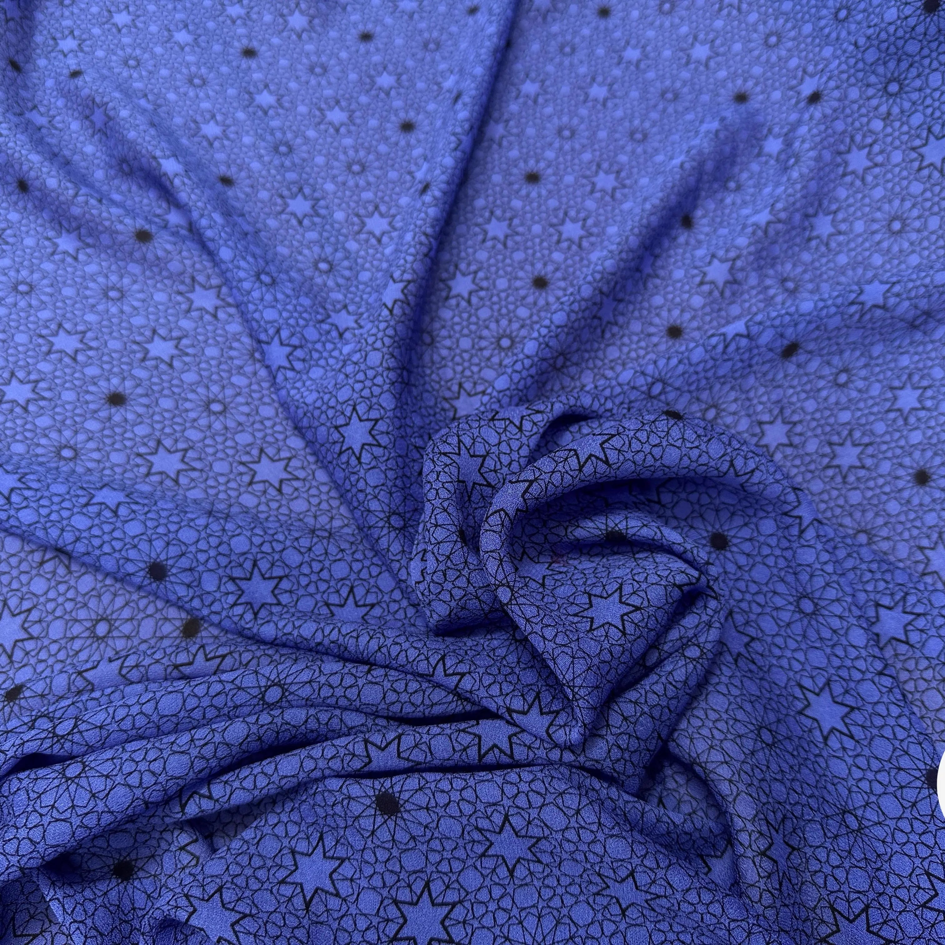 CREPE LEGER ETOILE BLEU VIOLET - My Little Coupon