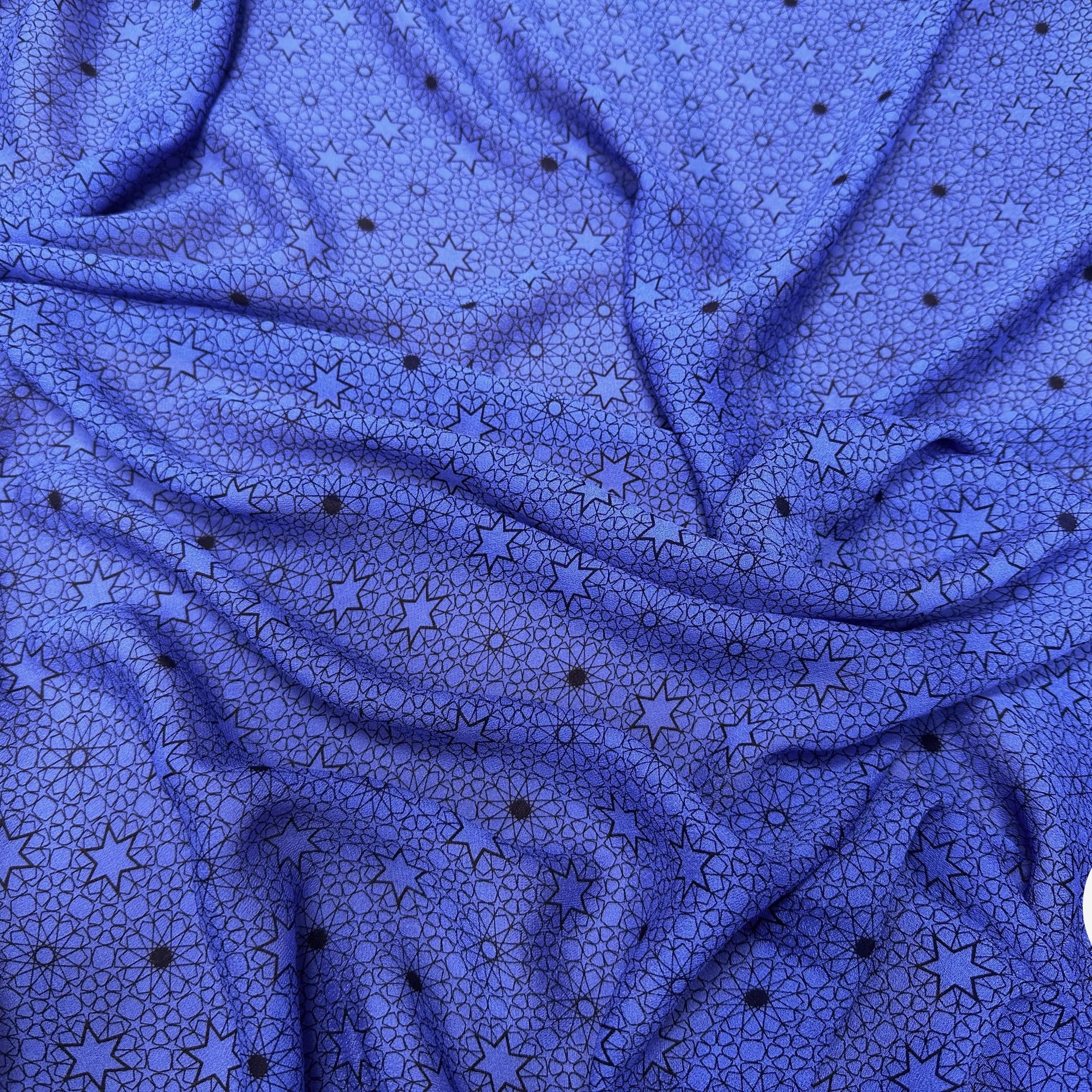 CREPE LEGER ETOILE BLEU VIOLET - My Little Coupon