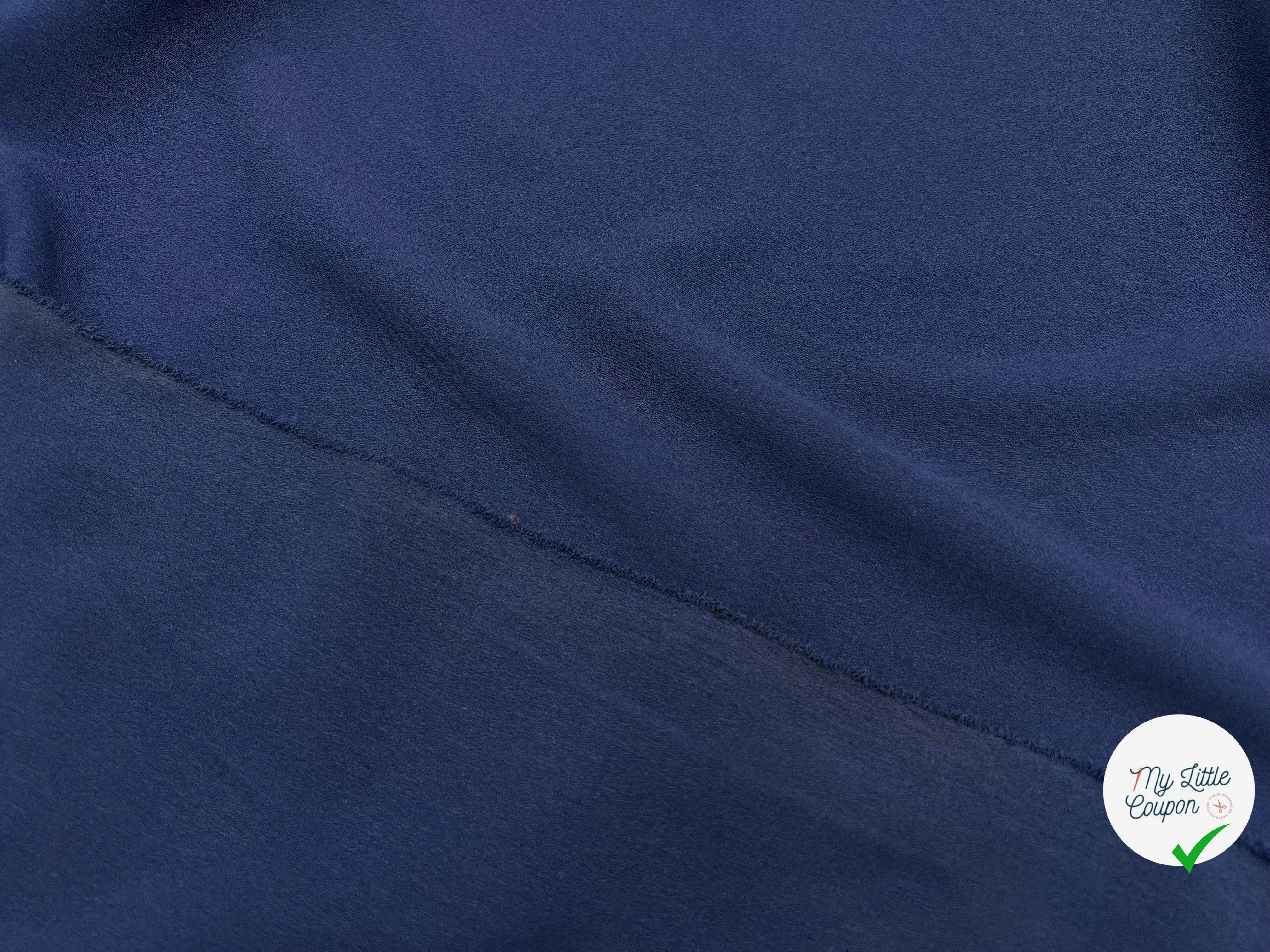 CRÊPE LÉGER NUIT MARINE - My Little Coupon - tissu - coudre
