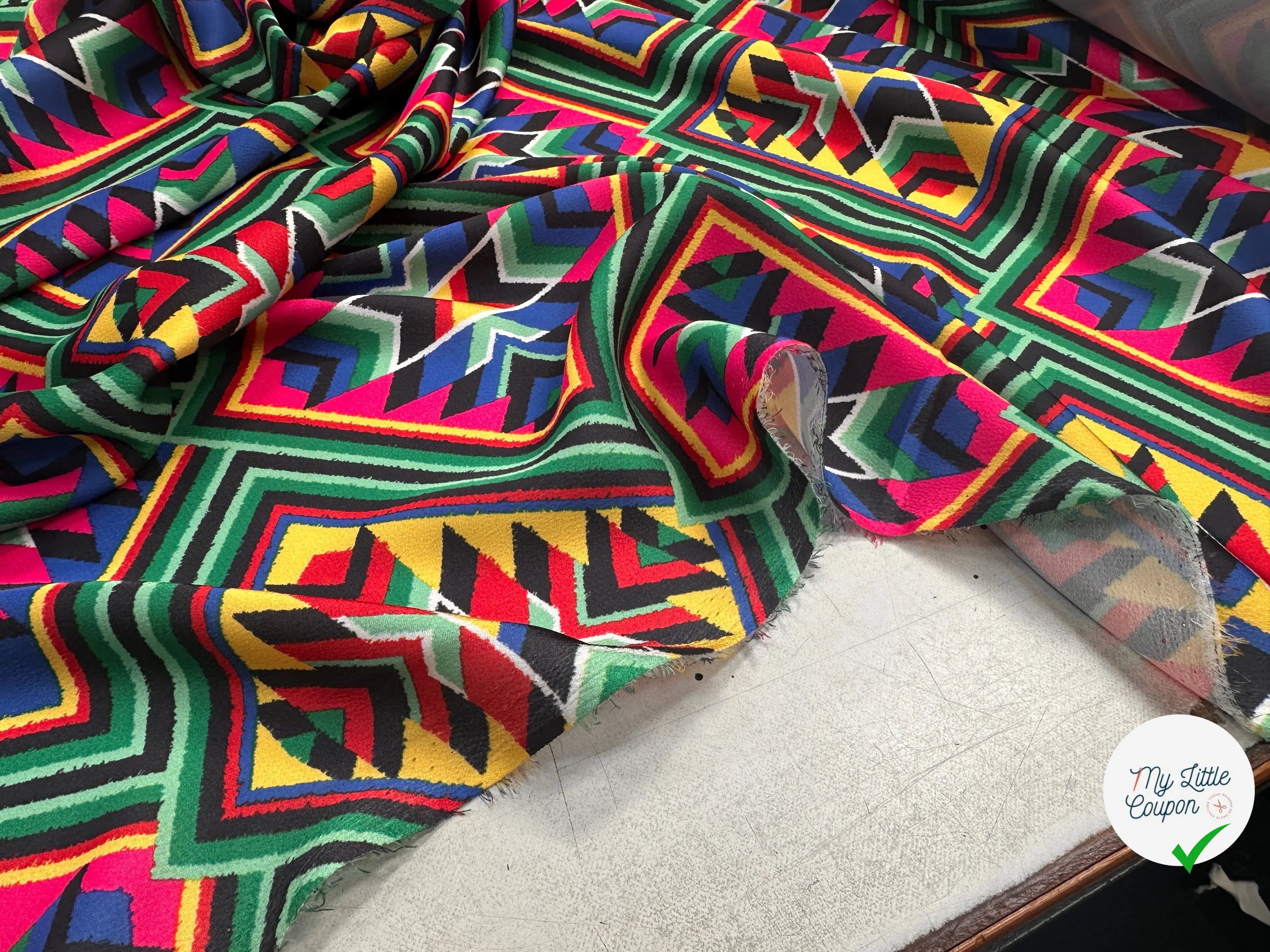 CRÊPE LÉGÈREMENT SATINÉ INCA - My Little Coupon