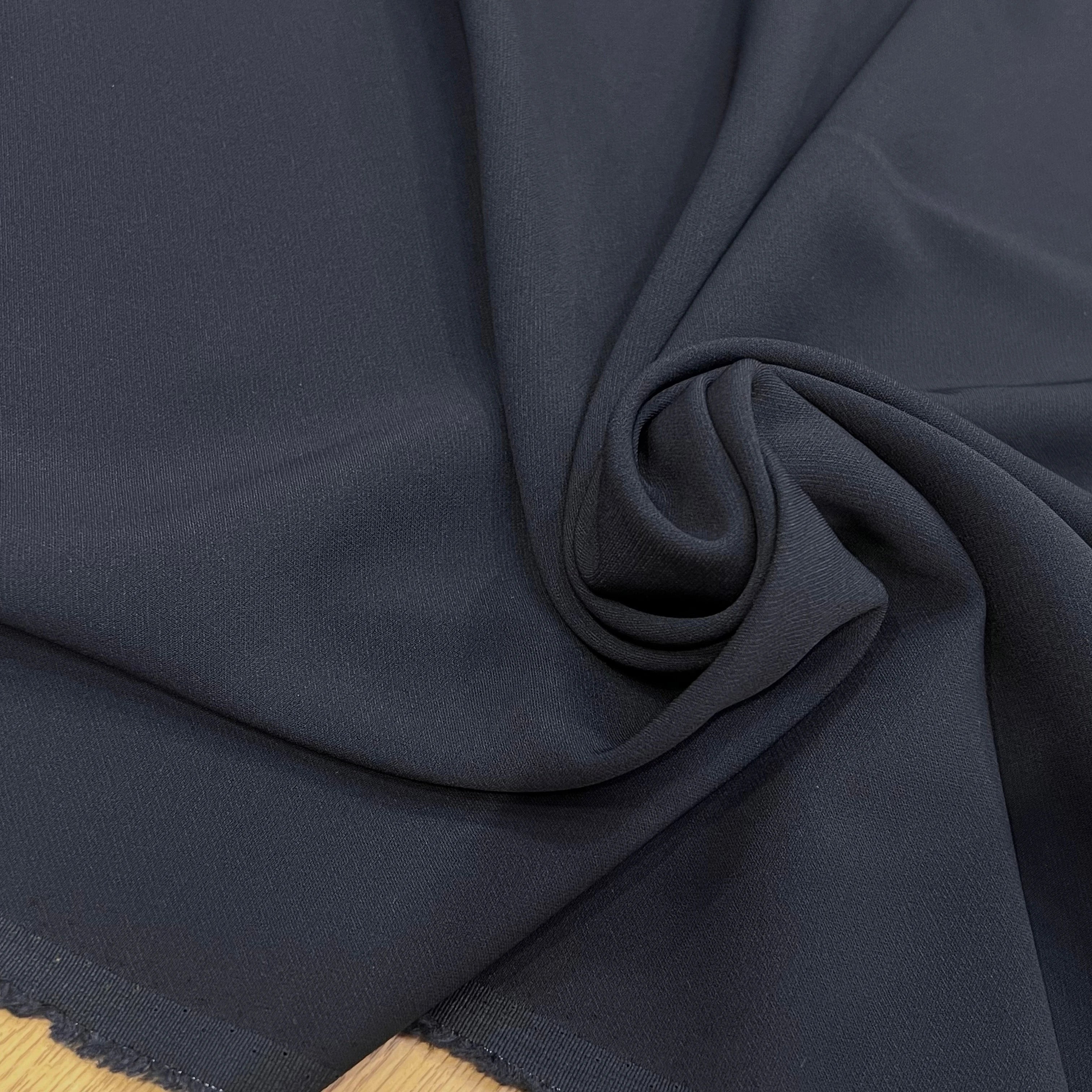 CRÈPE LOURD 46% ACÉTATE NAVY - My Little Coupon