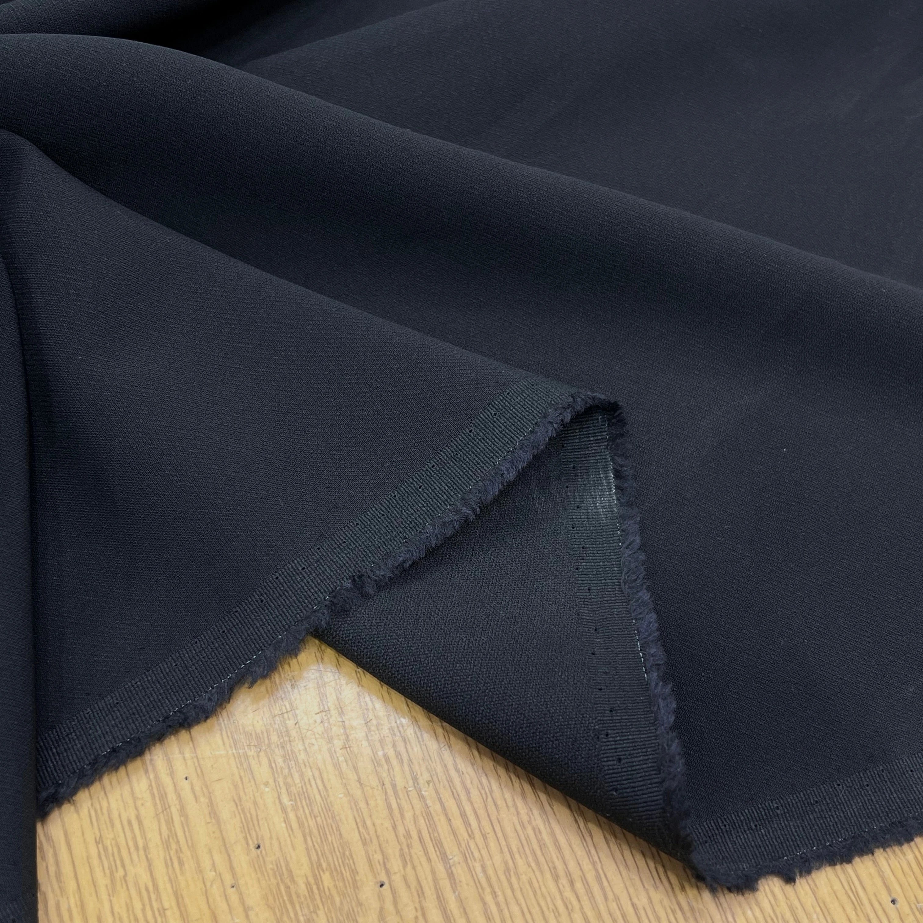 CRÈPE LOURD 46% ACÉTATE NAVY - My Little Coupon