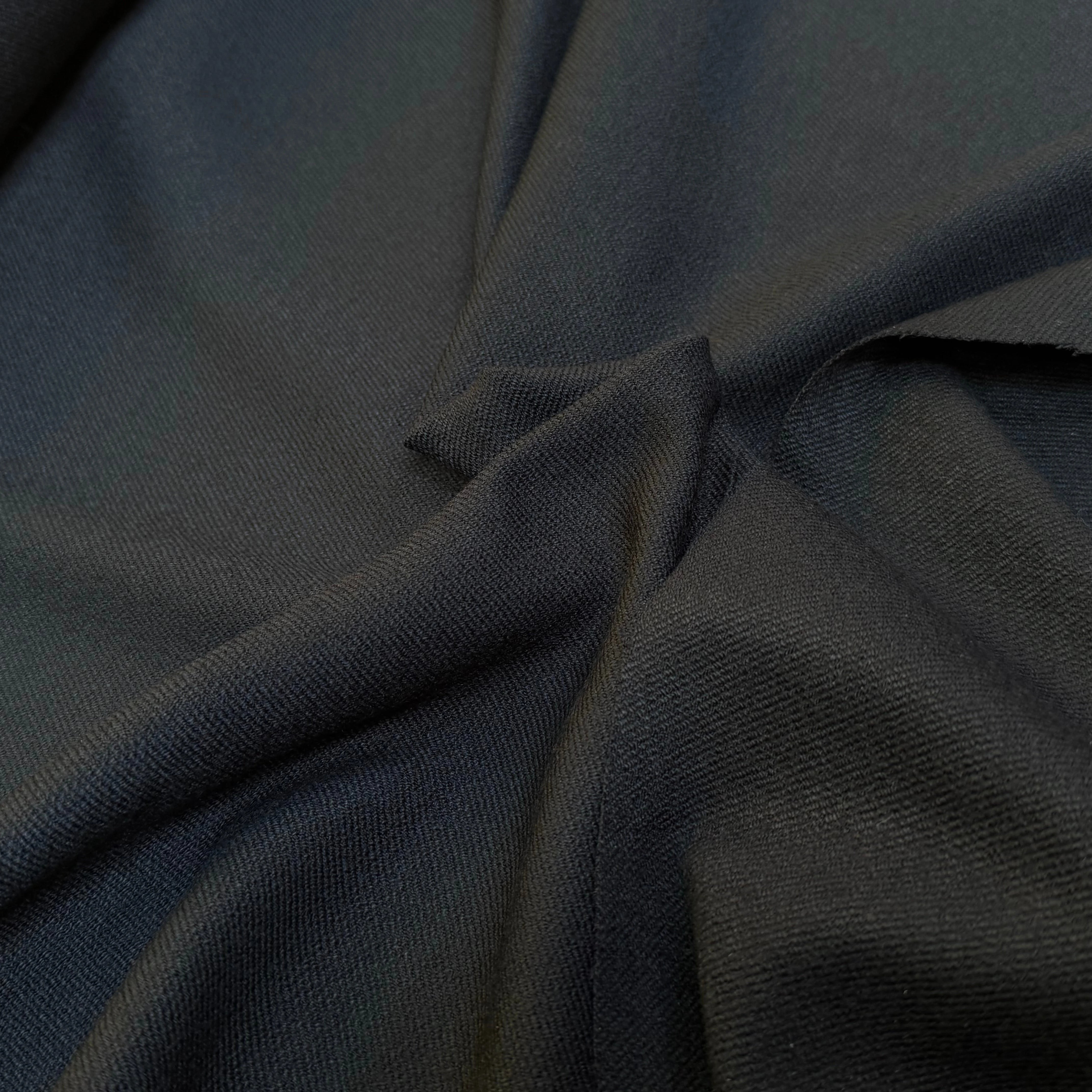 CREPE LOURD ASPECT MOUSSE NOIR 25% VISCOSE BEAU TOMBÉ - My Little Coupon