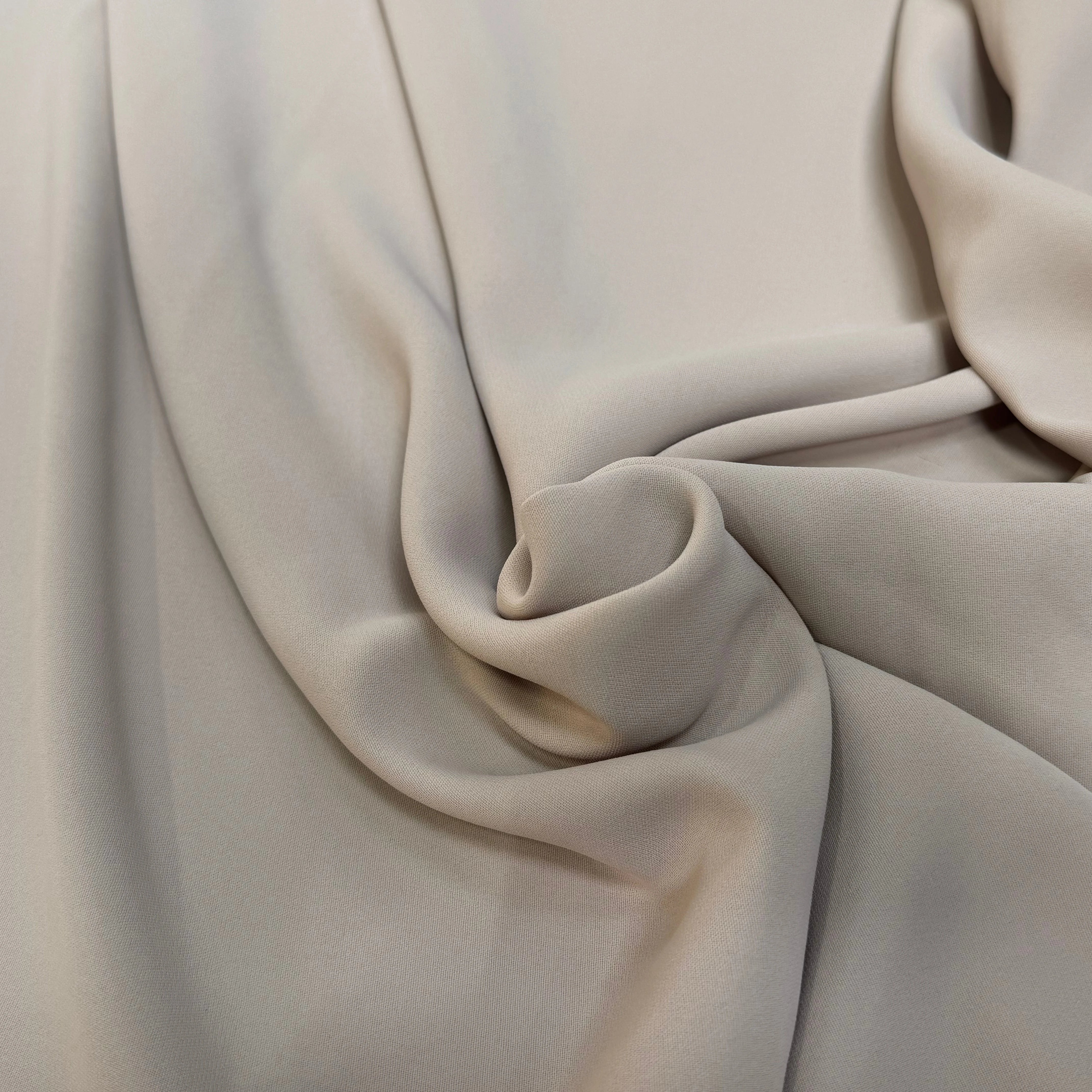 CREPE LOURD BEAU TOMBÉ BEIGE - My Little Coupon