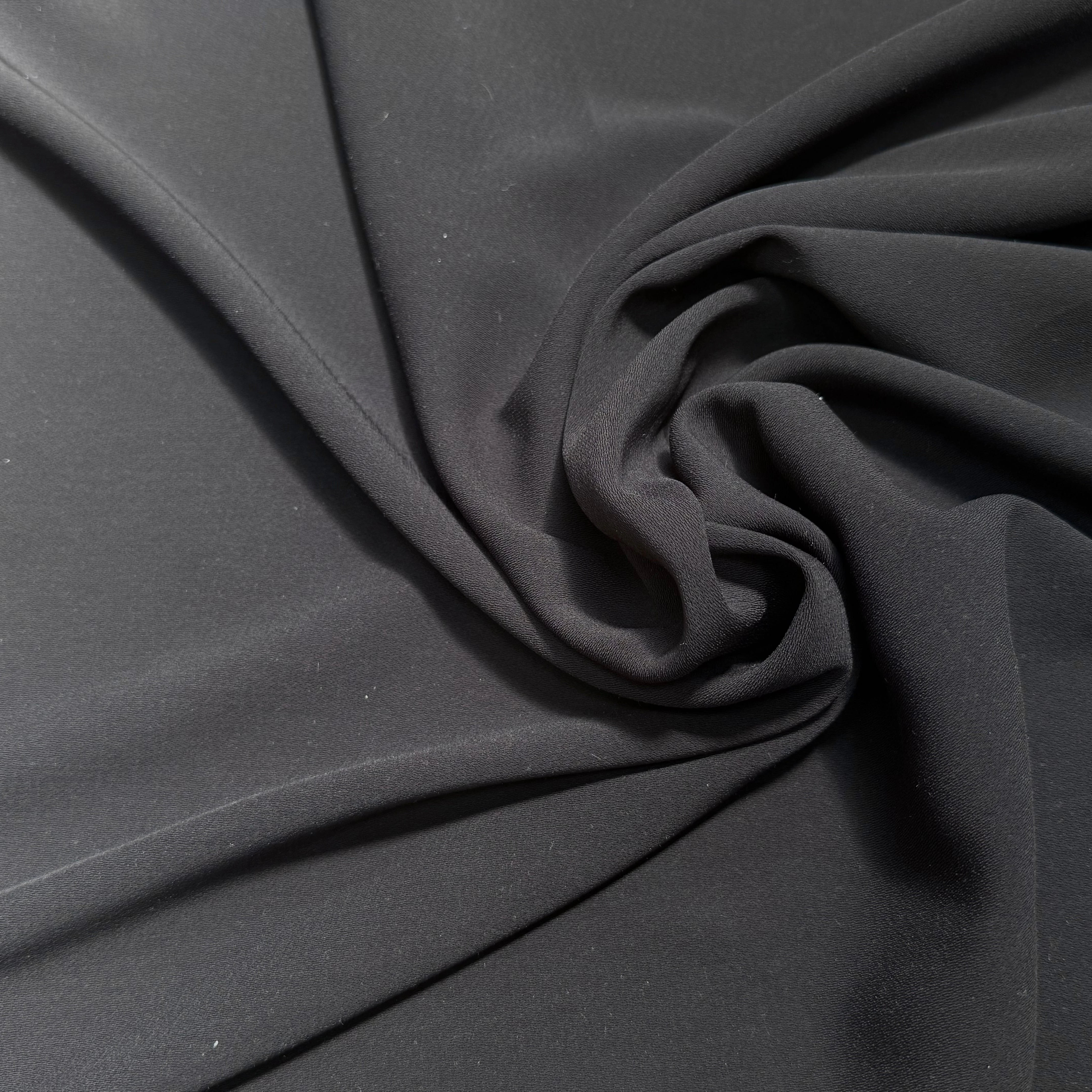 CREPE LOURD CHIC TOMBÉ NOIR - My Little Coupon