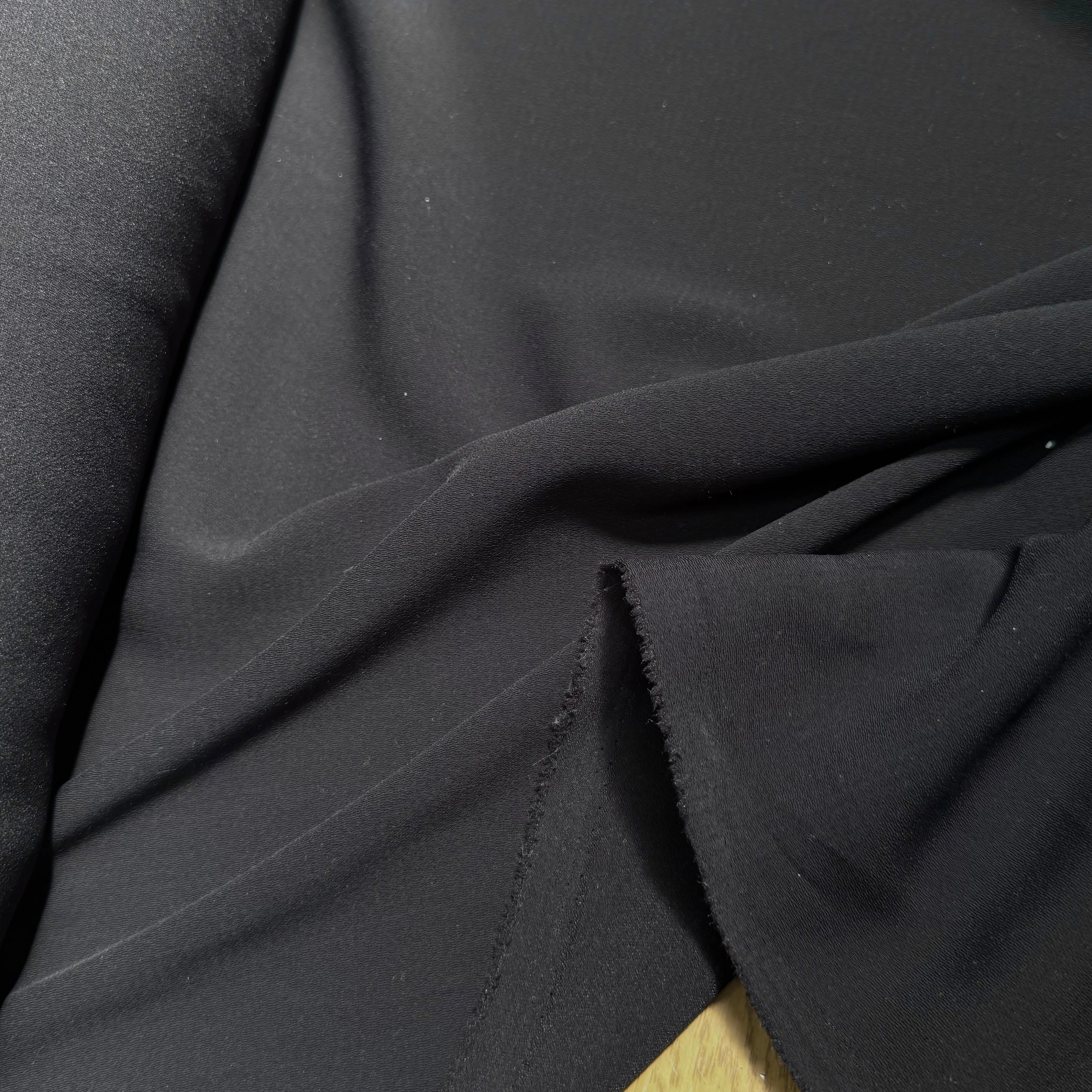 CREPE LOURD CHIC TOMBÉ NOIR - My Little Coupon