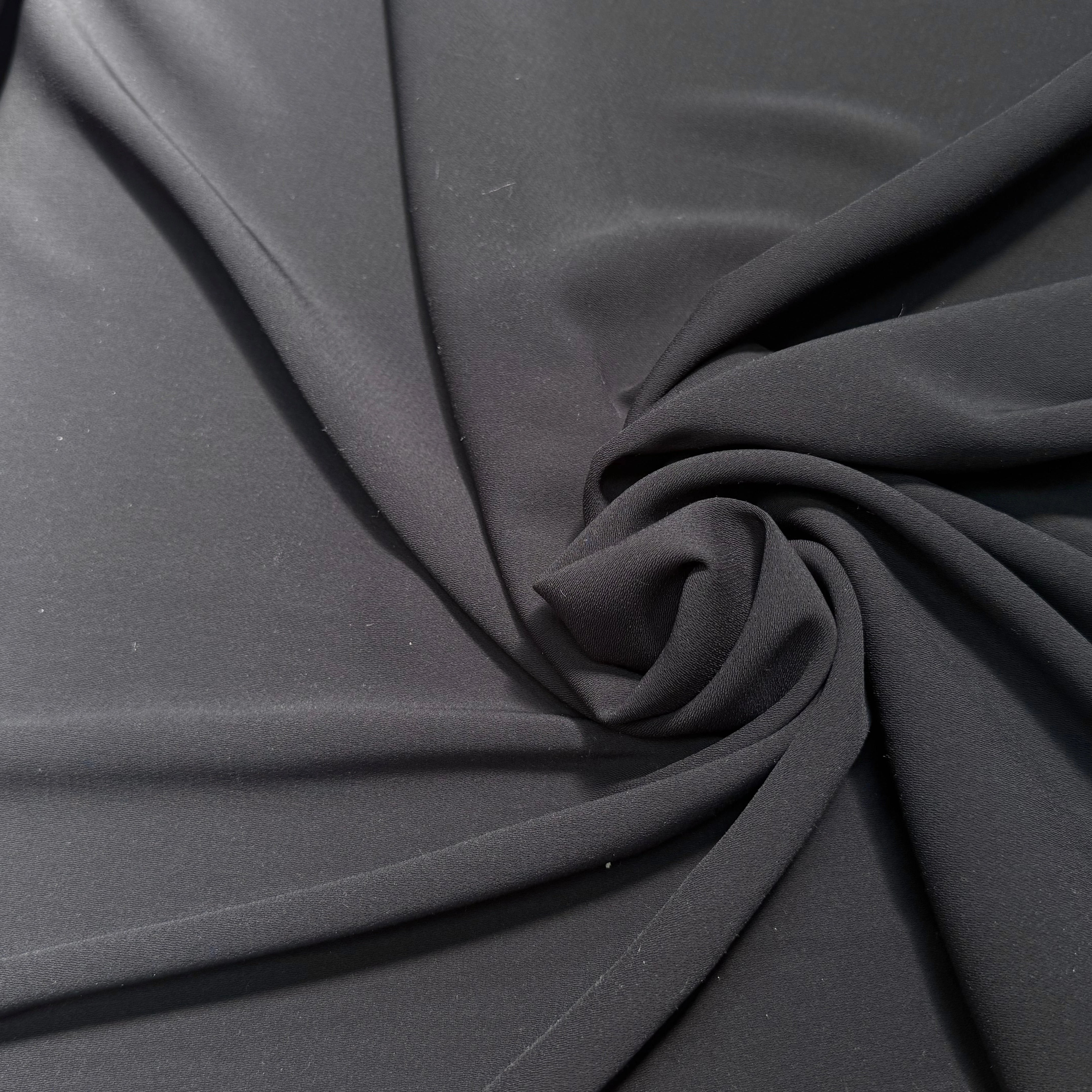 CREPE LOURD CHIC TOMBÉ NOIR - My Little Coupon