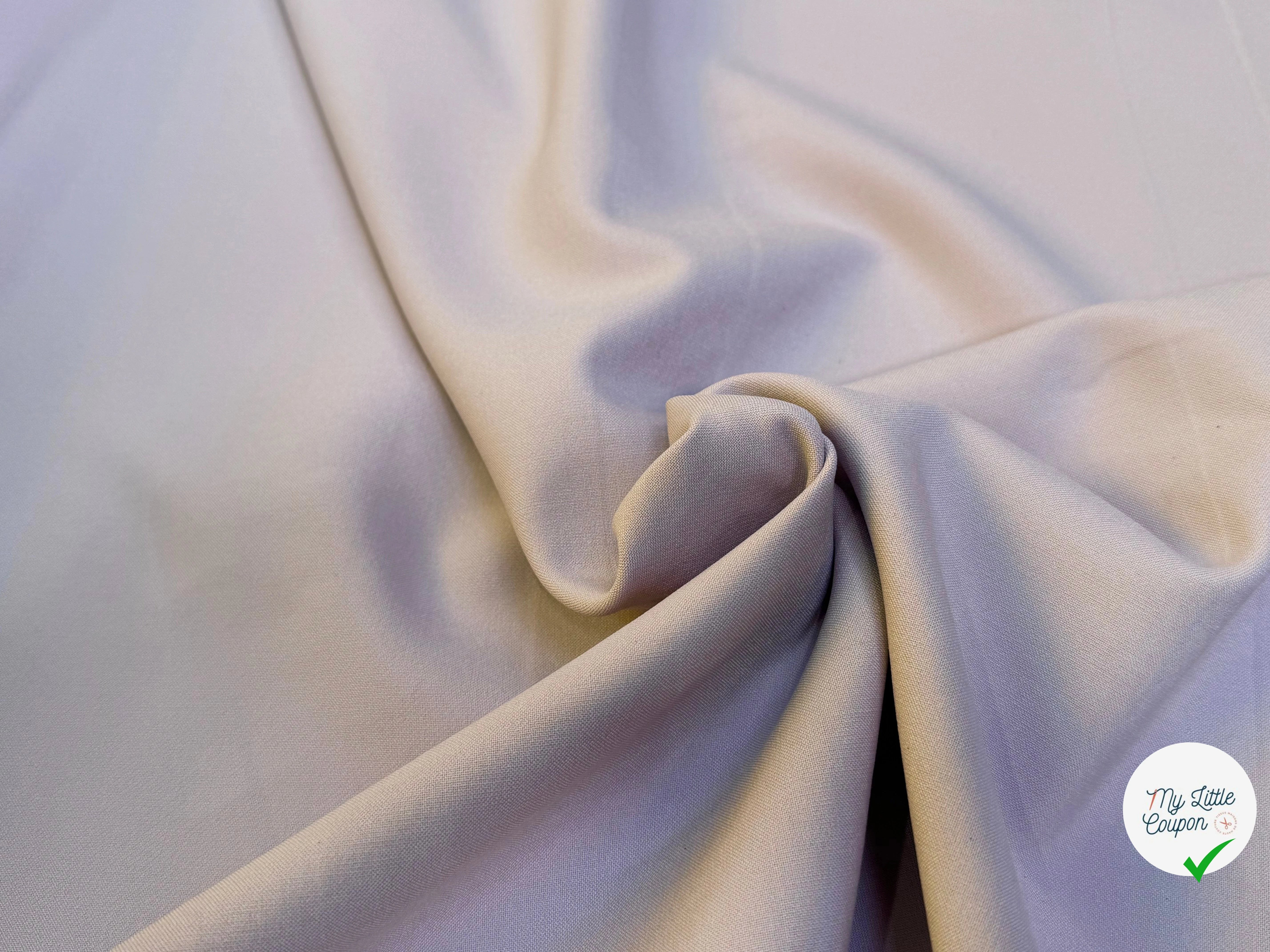 CREPE LOURD JAPAN 62% ACETATE STRETCH LAVANDE - My Little Coupon