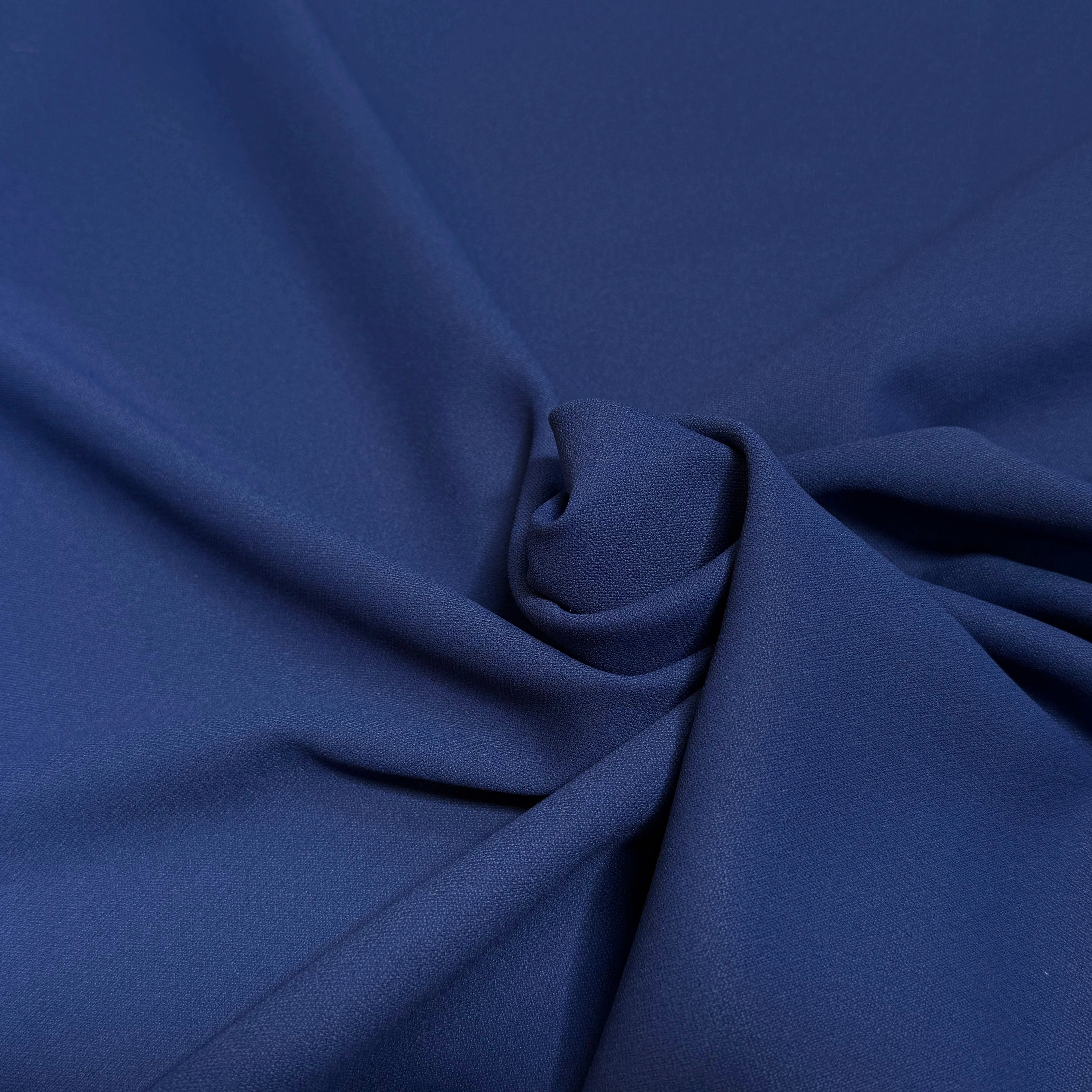 CREPE LOURD JAPAN 70% VISCOSE BLEU - My Little Coupon