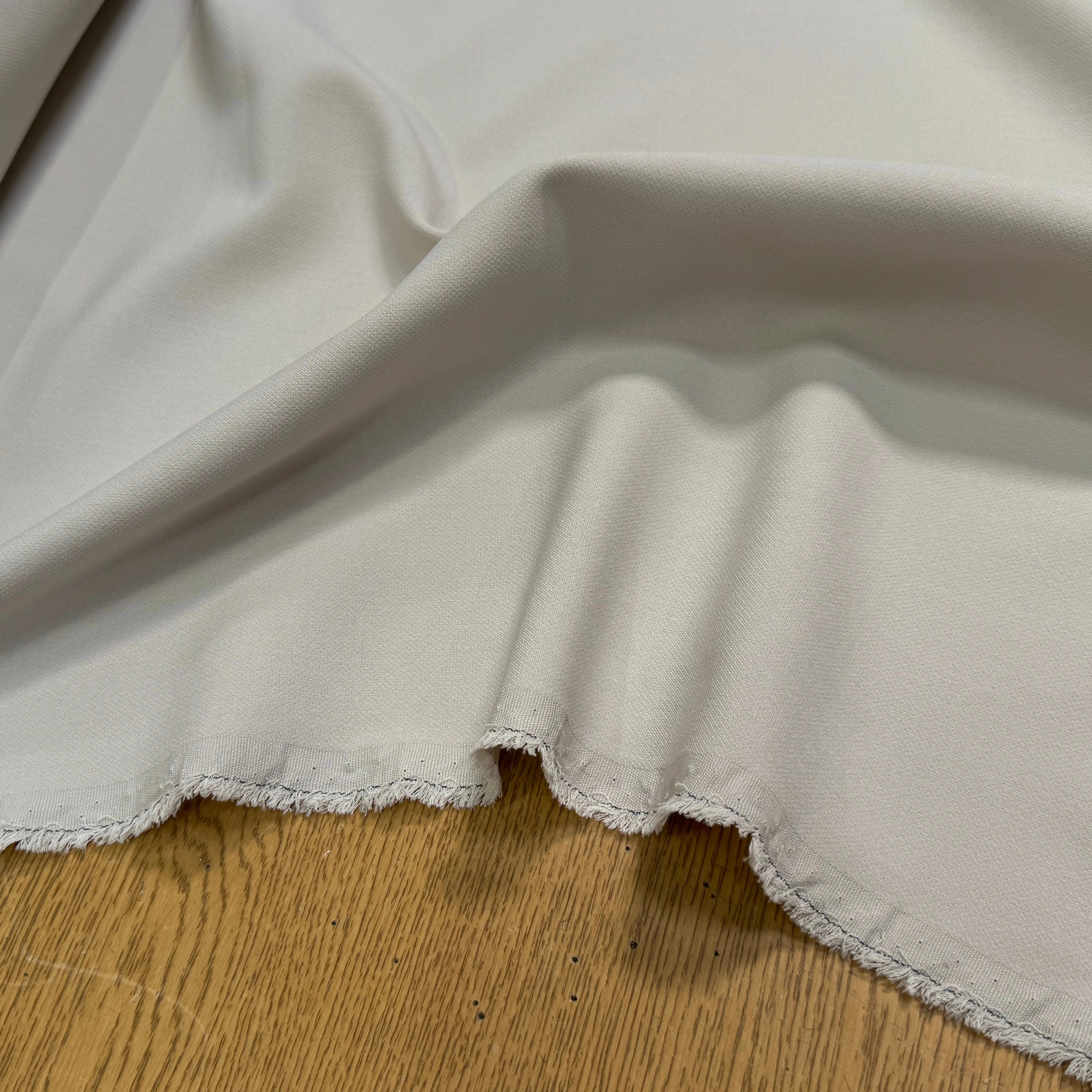 CREPE LOURD JAPAN BELLE TENUE BLANC PORCELAINE - My Little Coupon