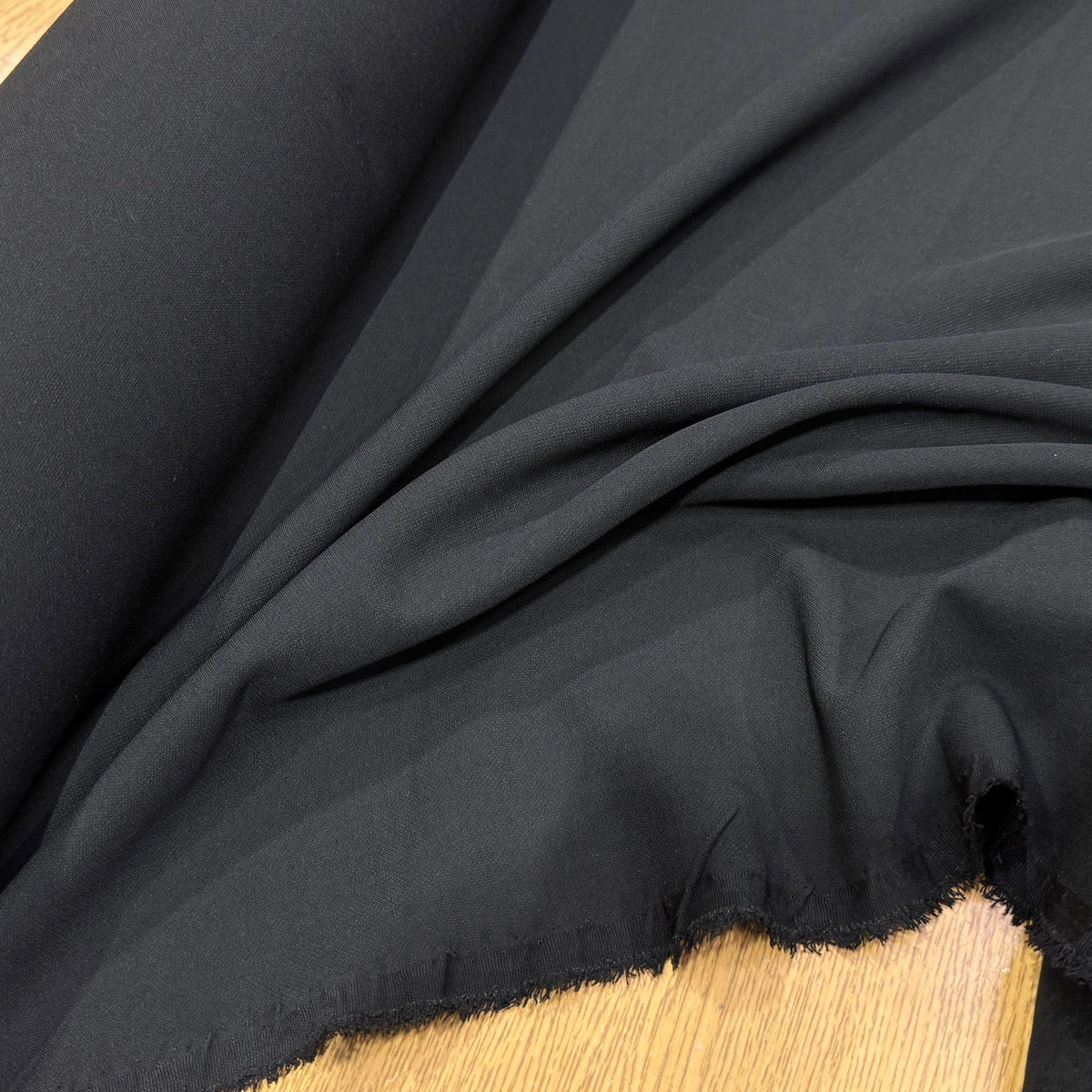 CREPE LOURD JAPAN STRETCH NOIR TENUE IMPECCABLE - My Little Coupon