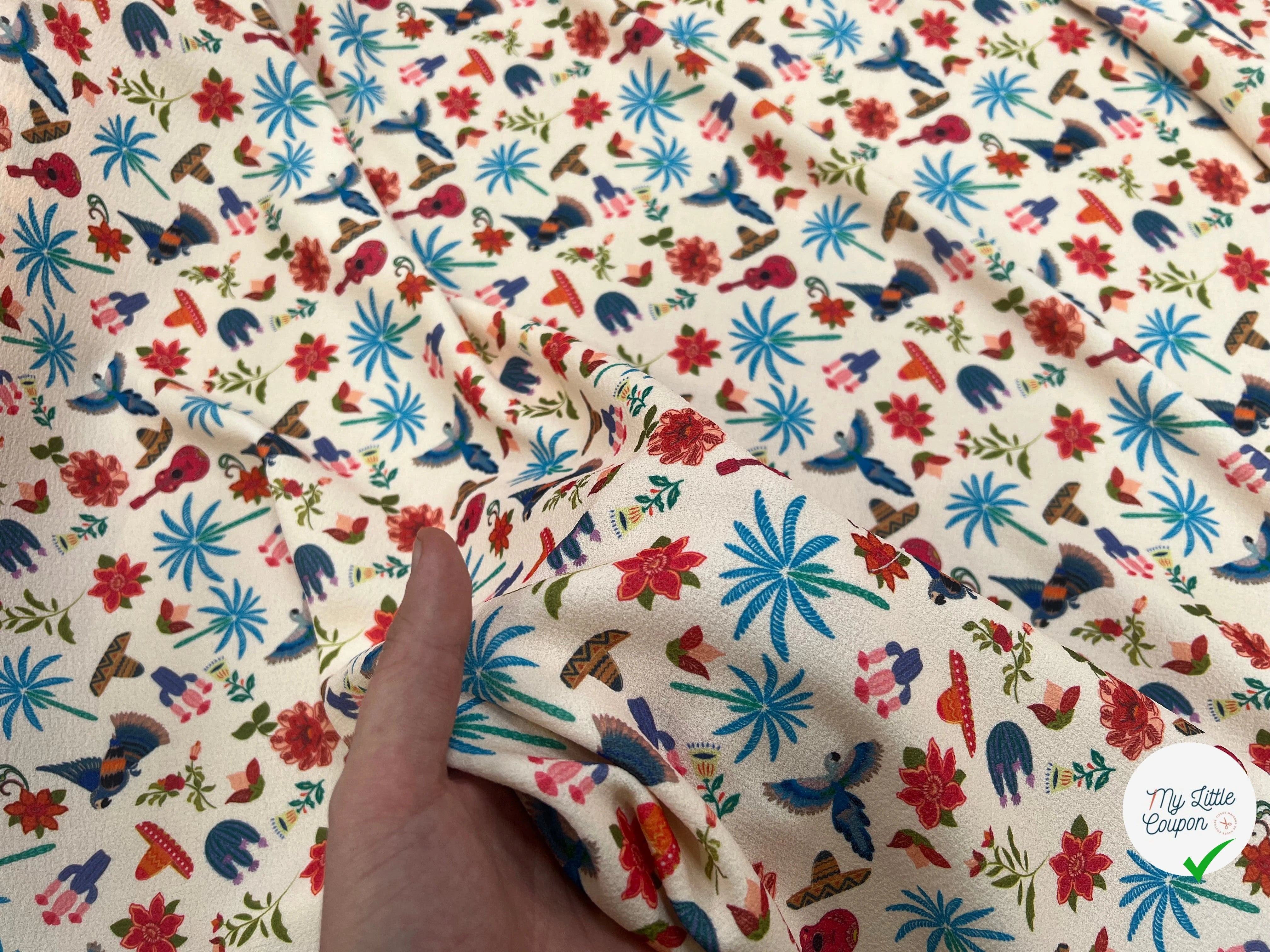 CREPE LOURD JAPON IMPRIMÉ EN FRANCE N28 - My Little Coupon