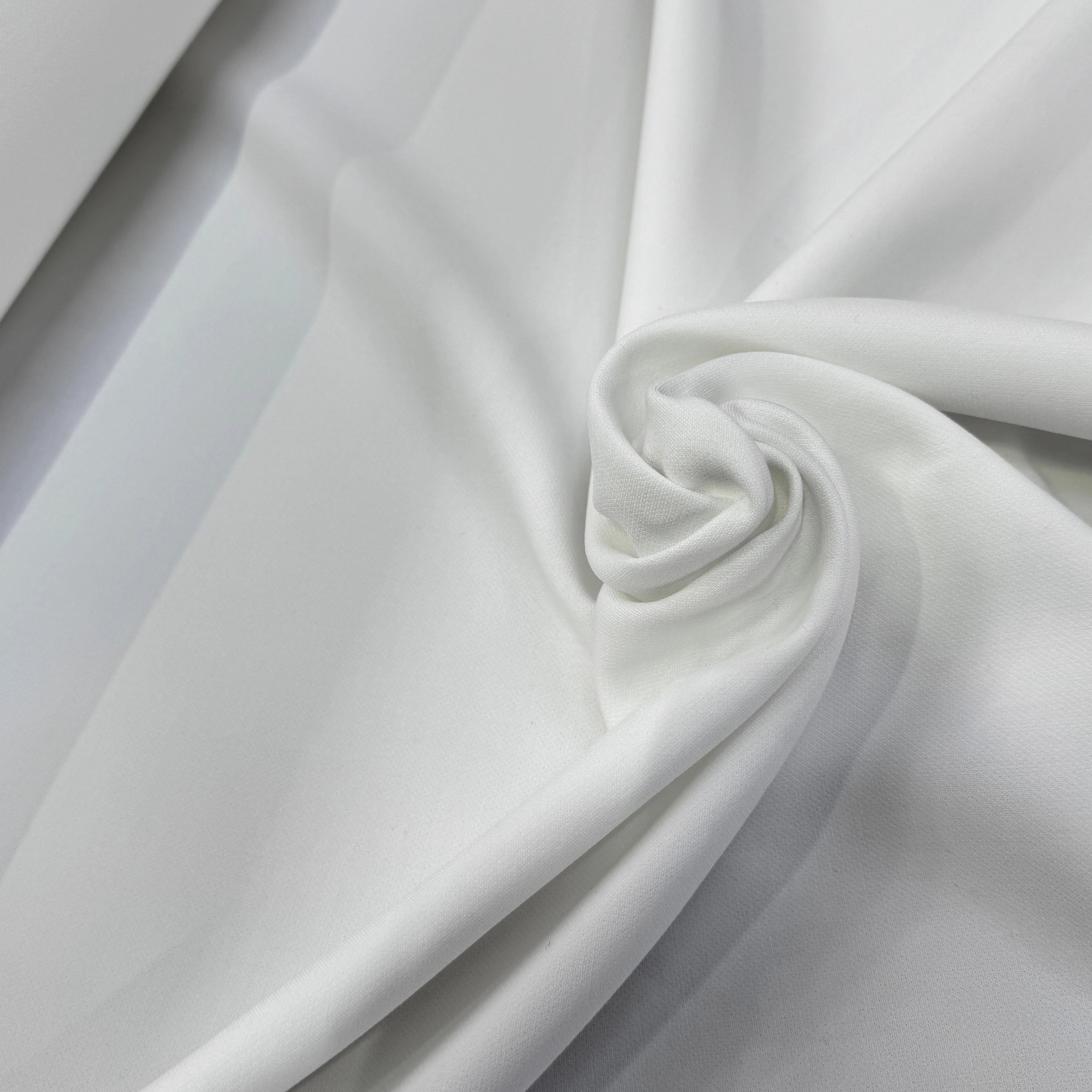 CREPE LOURD JAPONAIS BLANC STRETCH - My Little Coupon