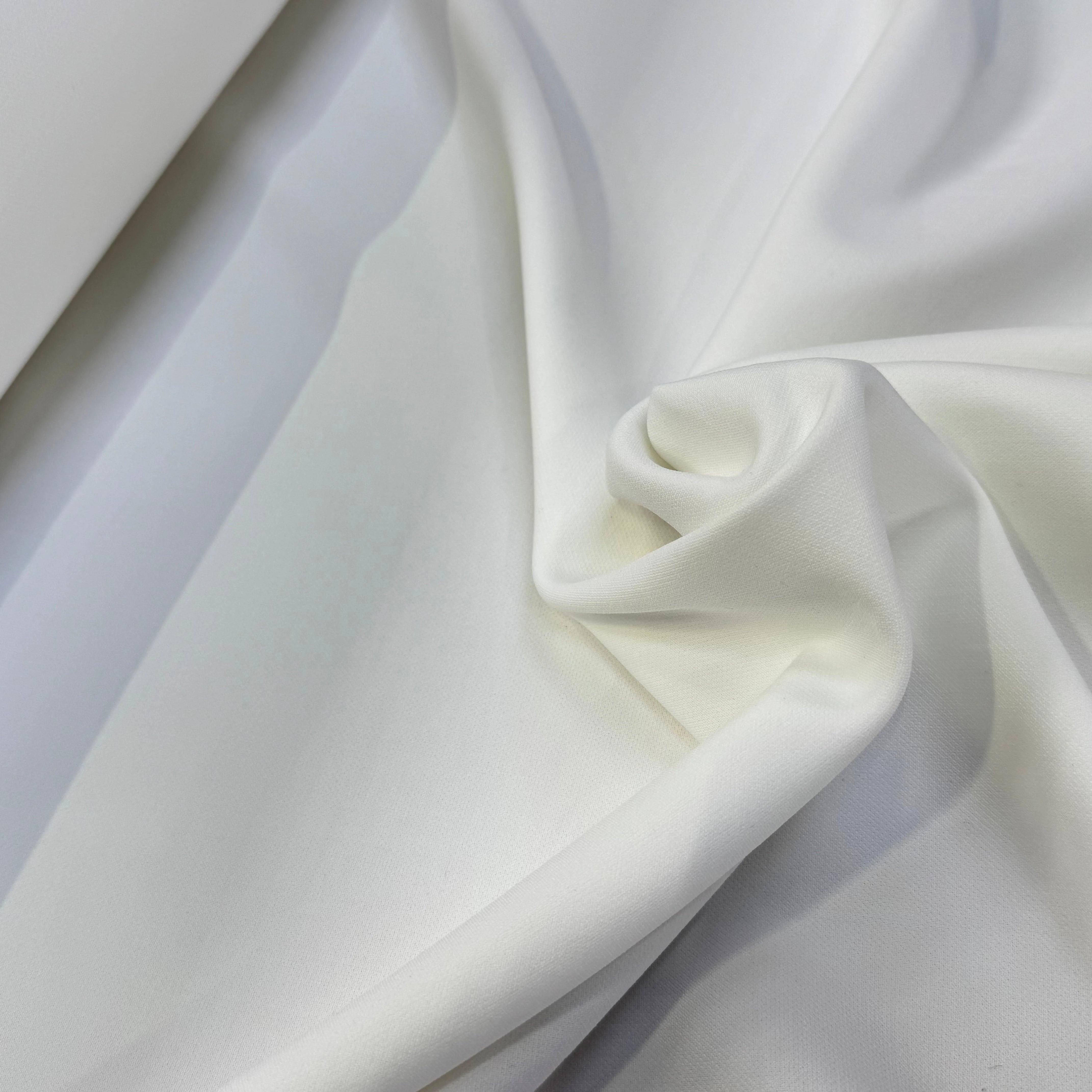 CREPE LOURD JAPONAIS BLANC STRETCH - My Little Coupon