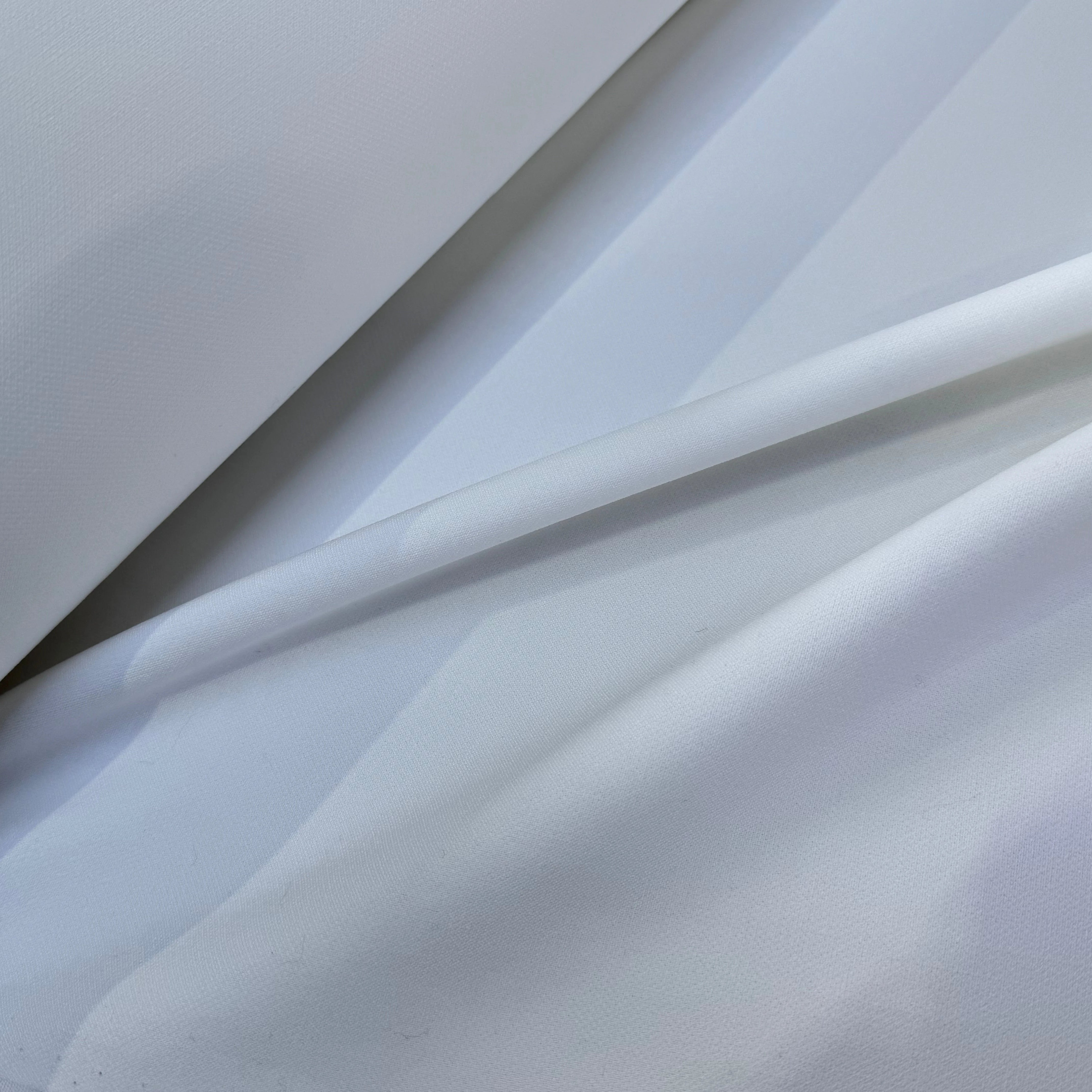 CREPE LOURD JAPONAIS BLANC STRETCH - My Little Coupon