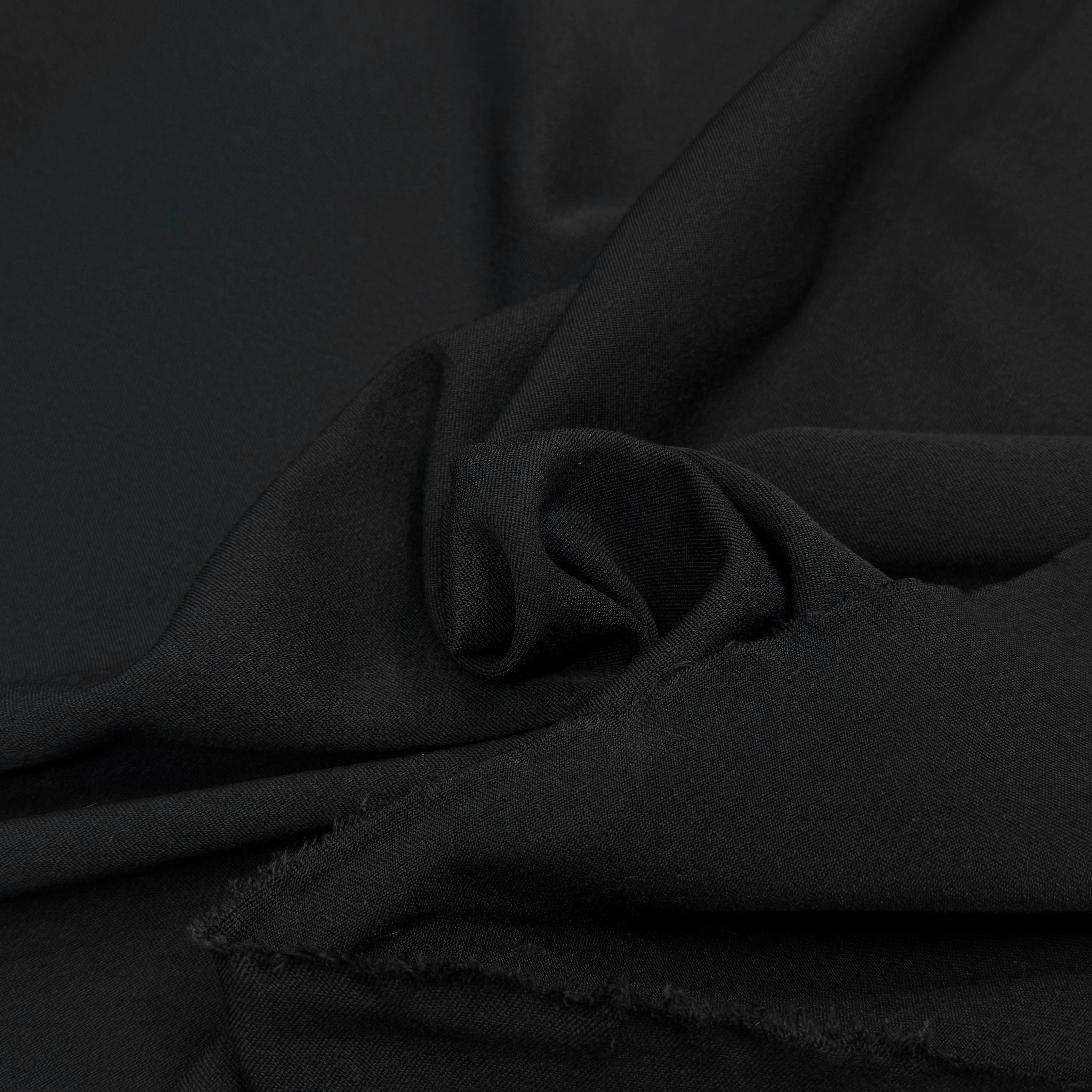 CREPE LOURD LÉGÈREMENT STRETCH NOIR 150CM - My Little Coupon