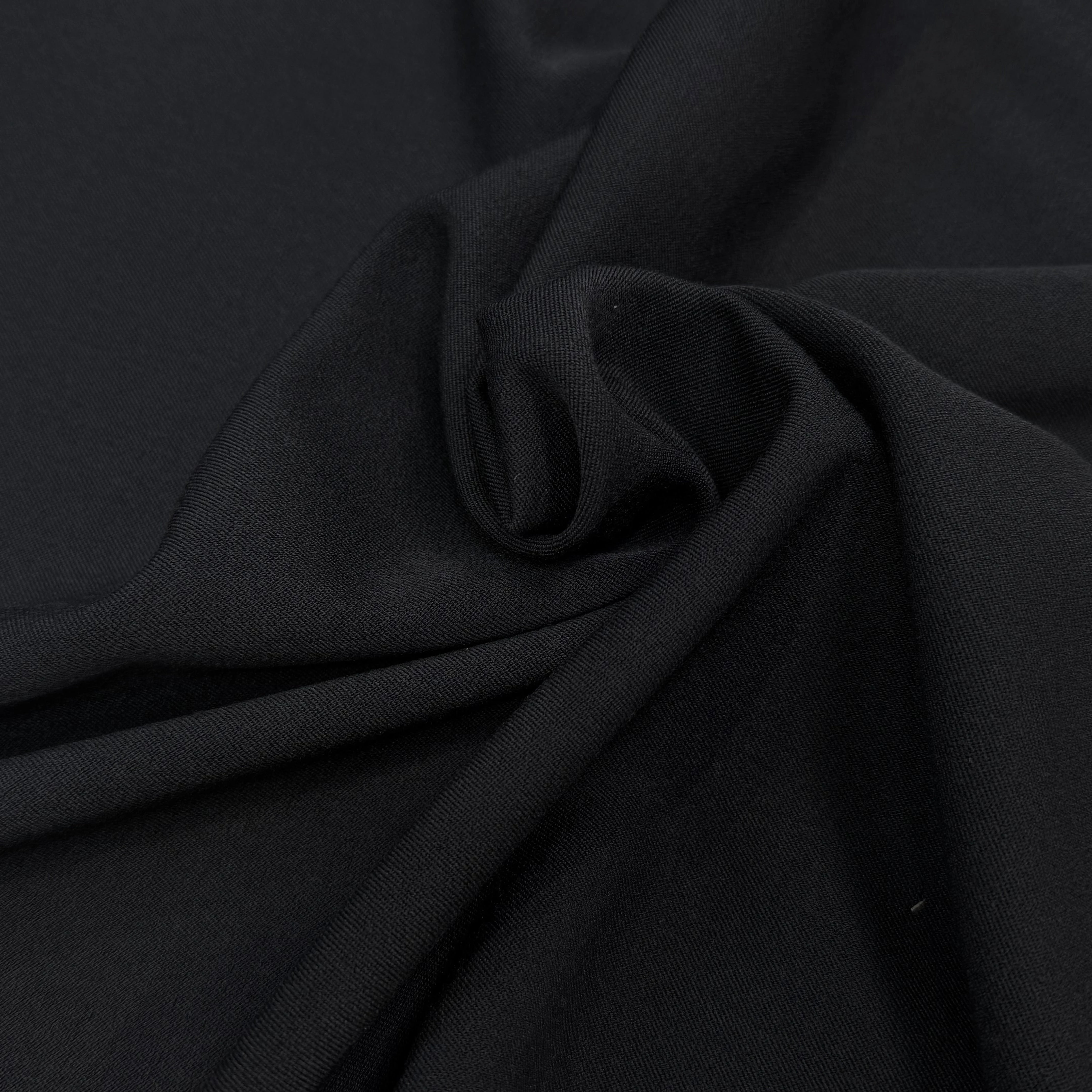 CREPE LOURD LÉGÈREMENT STRETCH NOIR 150CM - My Little Coupon