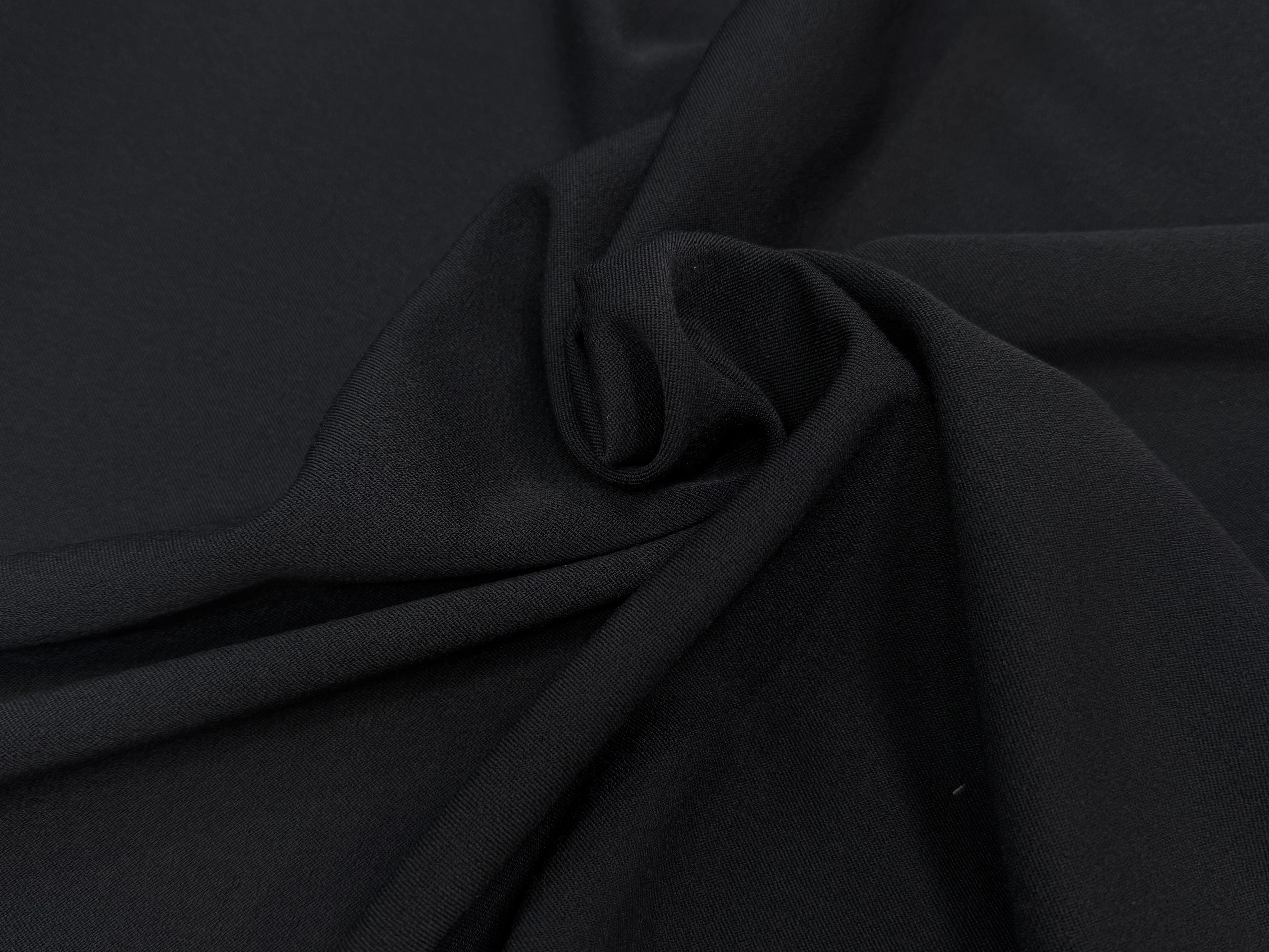 CREPE LOURD LÉGÈREMENT STRETCH NOIR 150CM - My Little Coupon