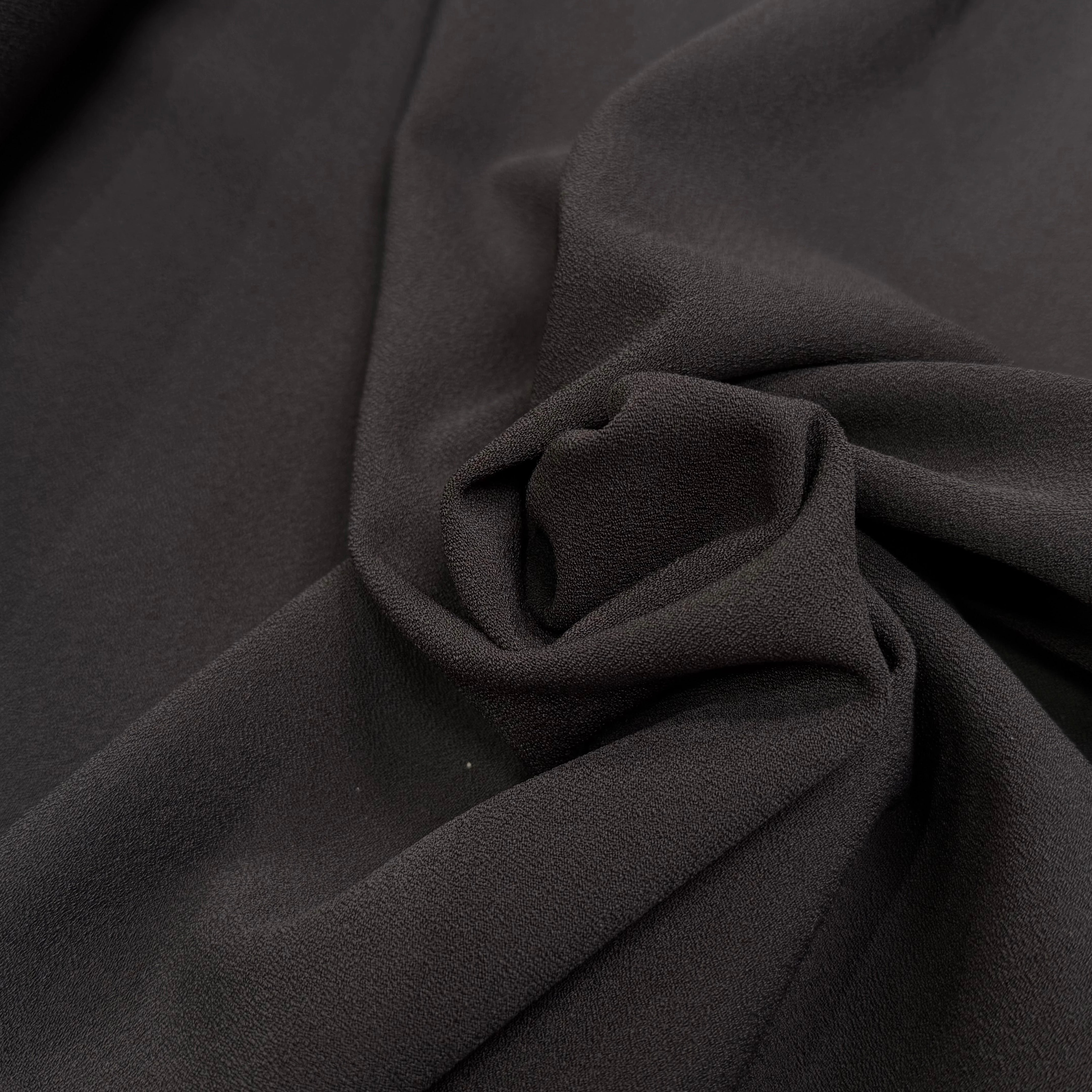 CREPE LOURD MOUSSE POLYVISCOSE STRETCH MARRON SUBLIME - My Little Coupon
