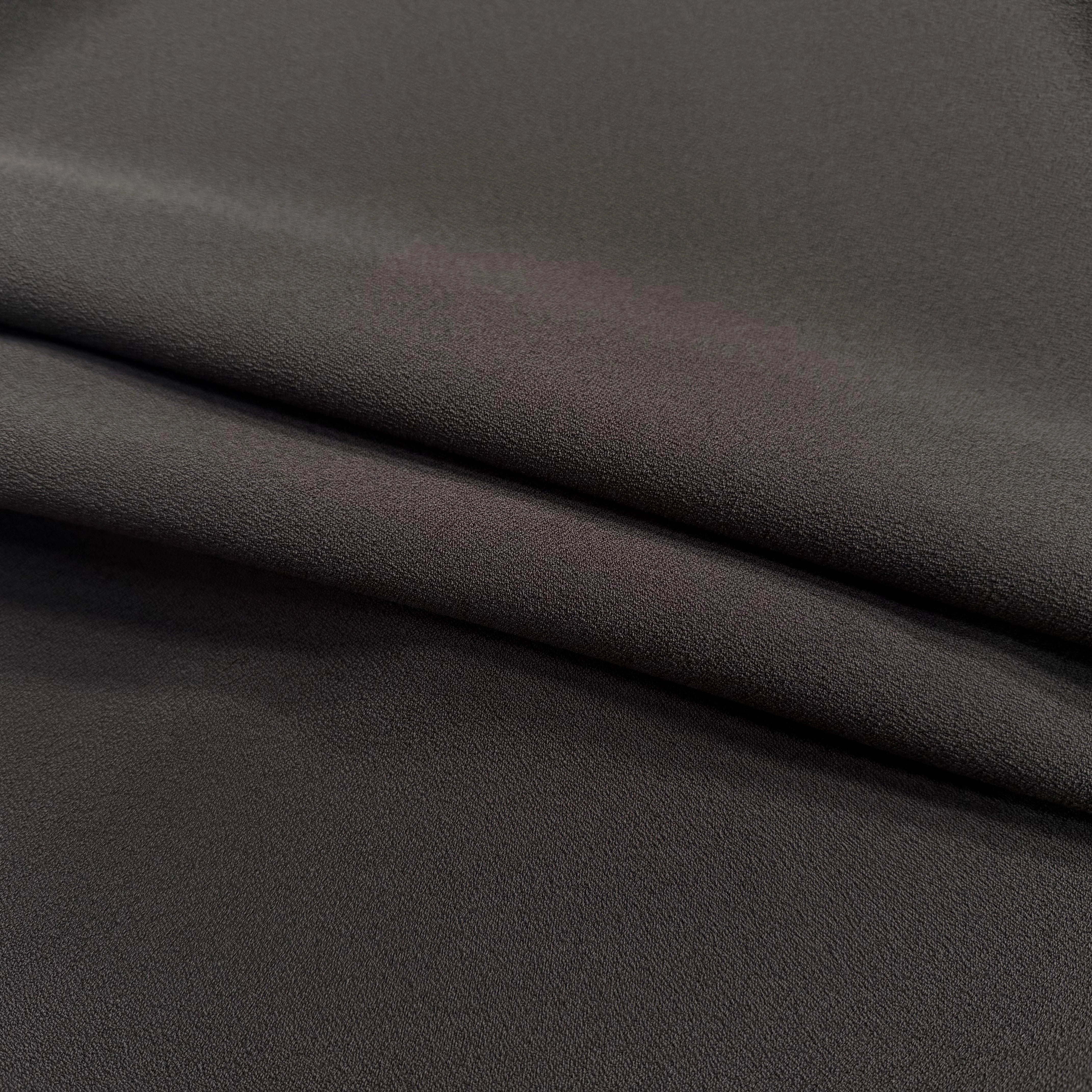 CREPE LOURD MOUSSE POLYVISOSE STRETCH KAKI GRIS SUBLIME - My Little Coupon