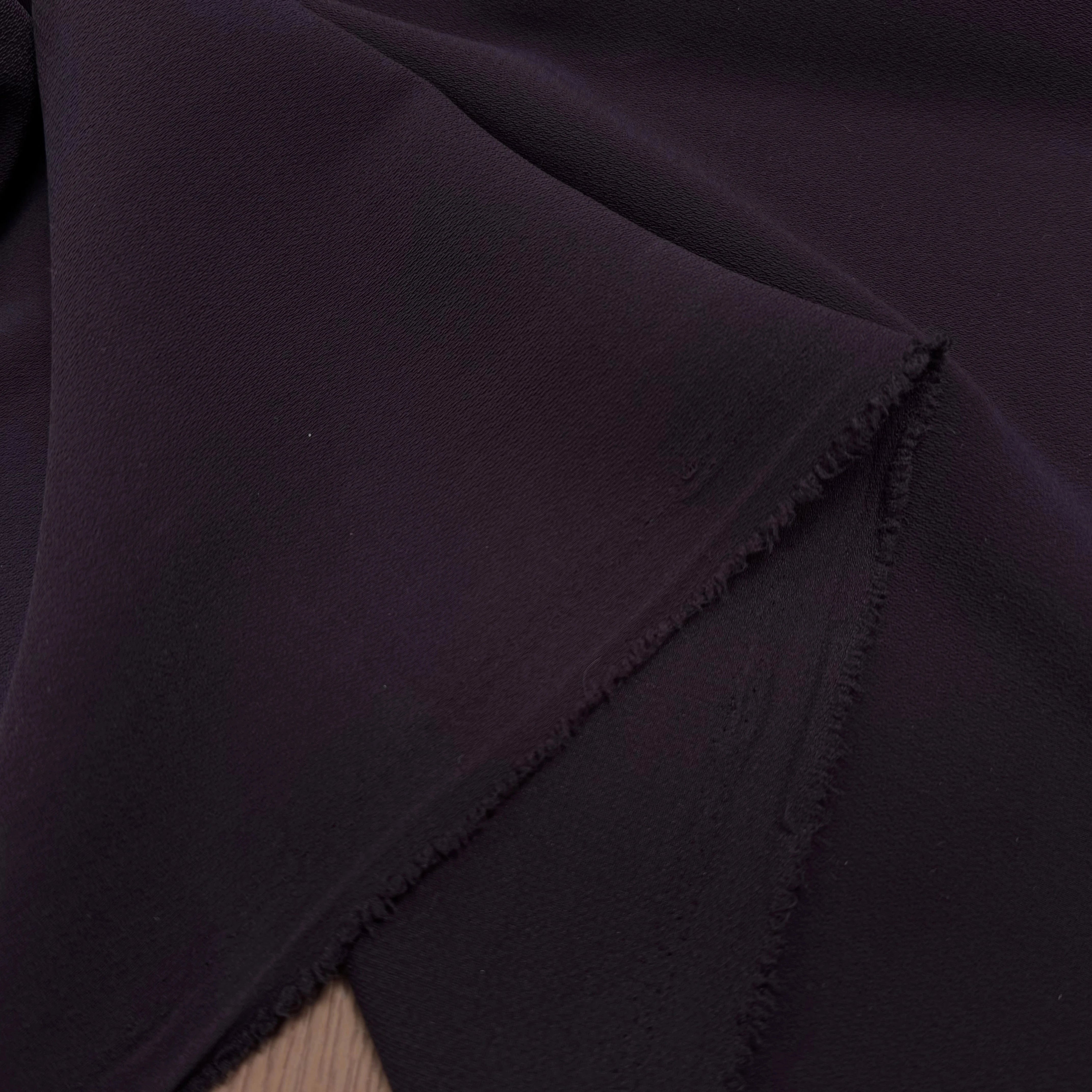 CREPE LOURD PRUNE 140CM - My Little Coupon