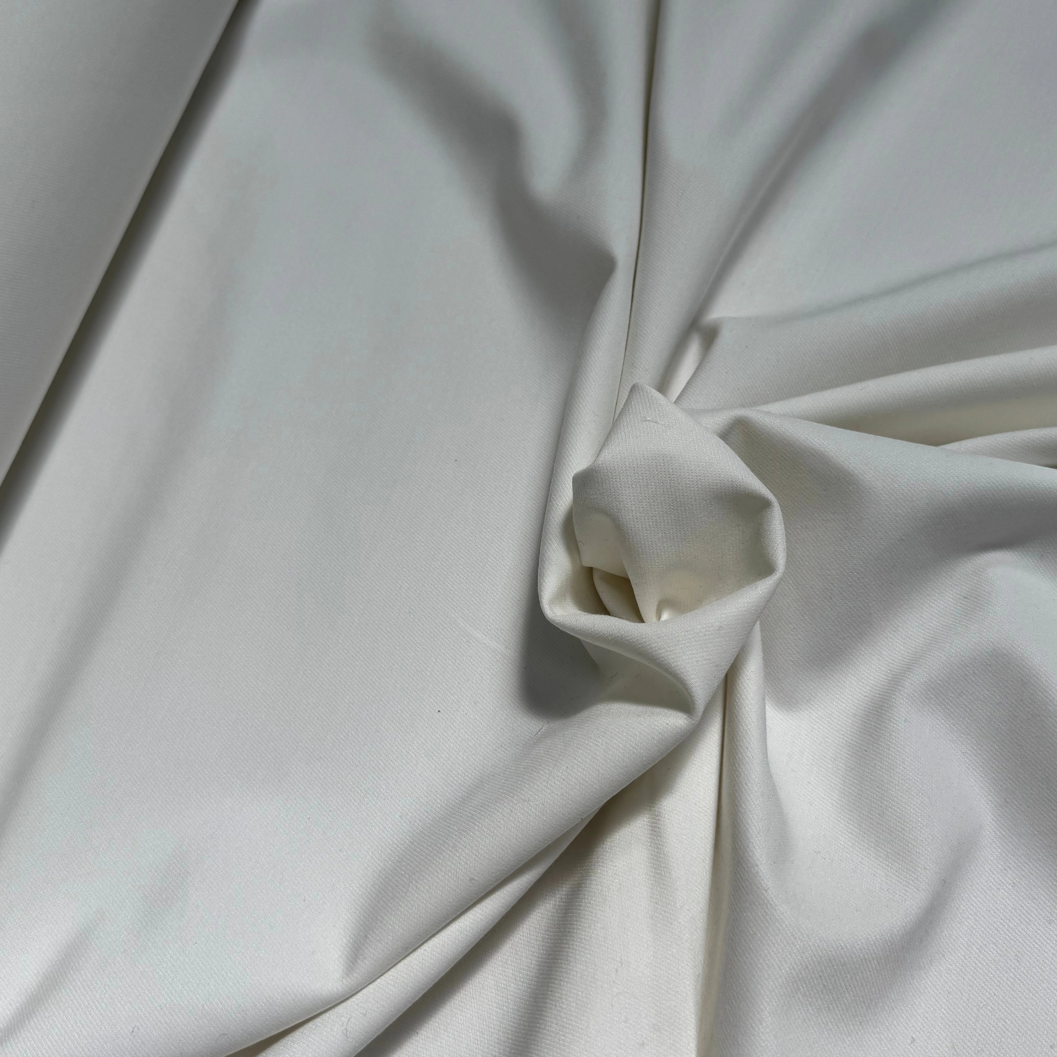 CREPE LOURD ULTRA STRETCH BEAU TOUCHER BLANC 18% VISCOSE - My Little Coupon