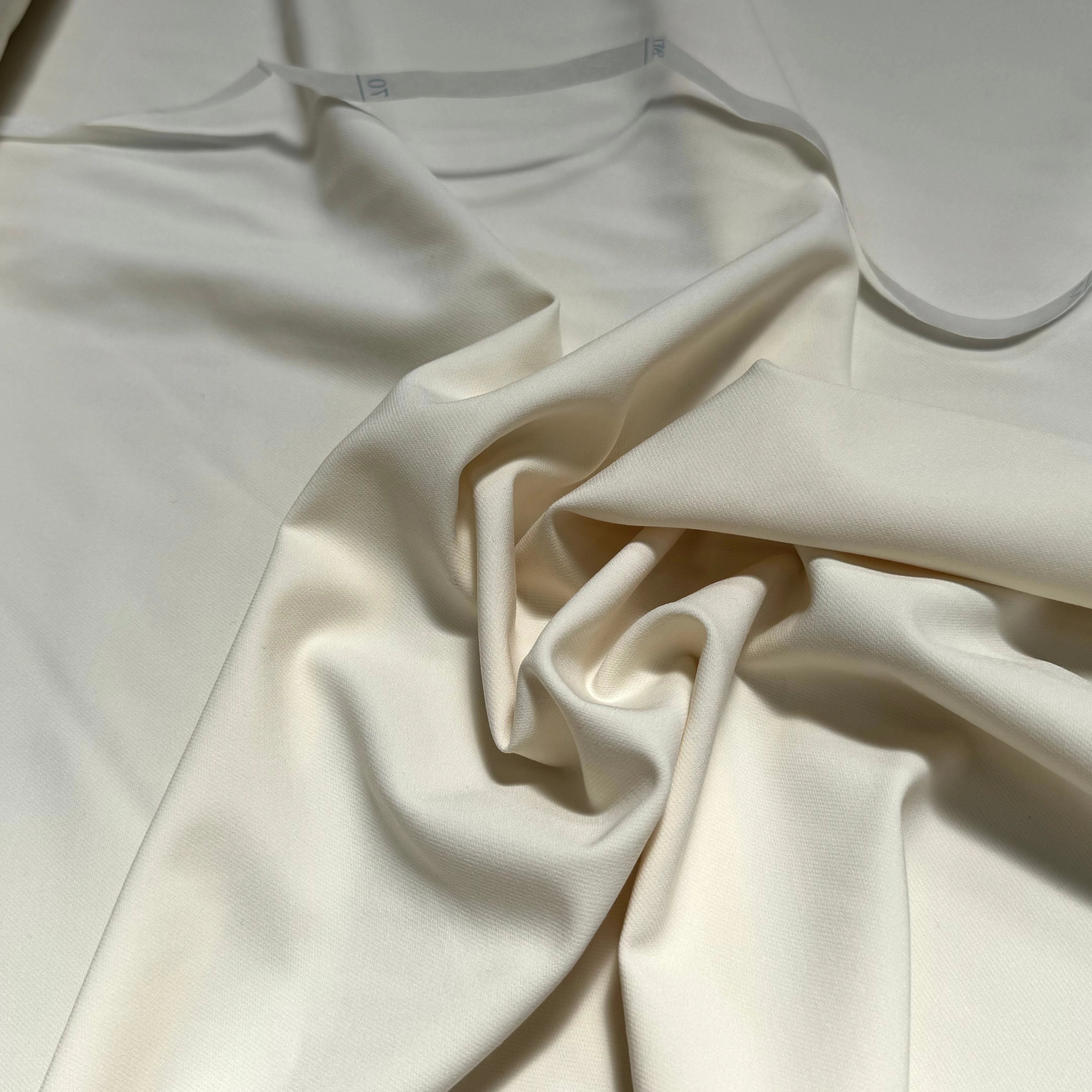 CREPE LOURD ULTRA STRETCH BEAU TOUCHER ÉCRU 18% VISCOSE - My Little Coupon