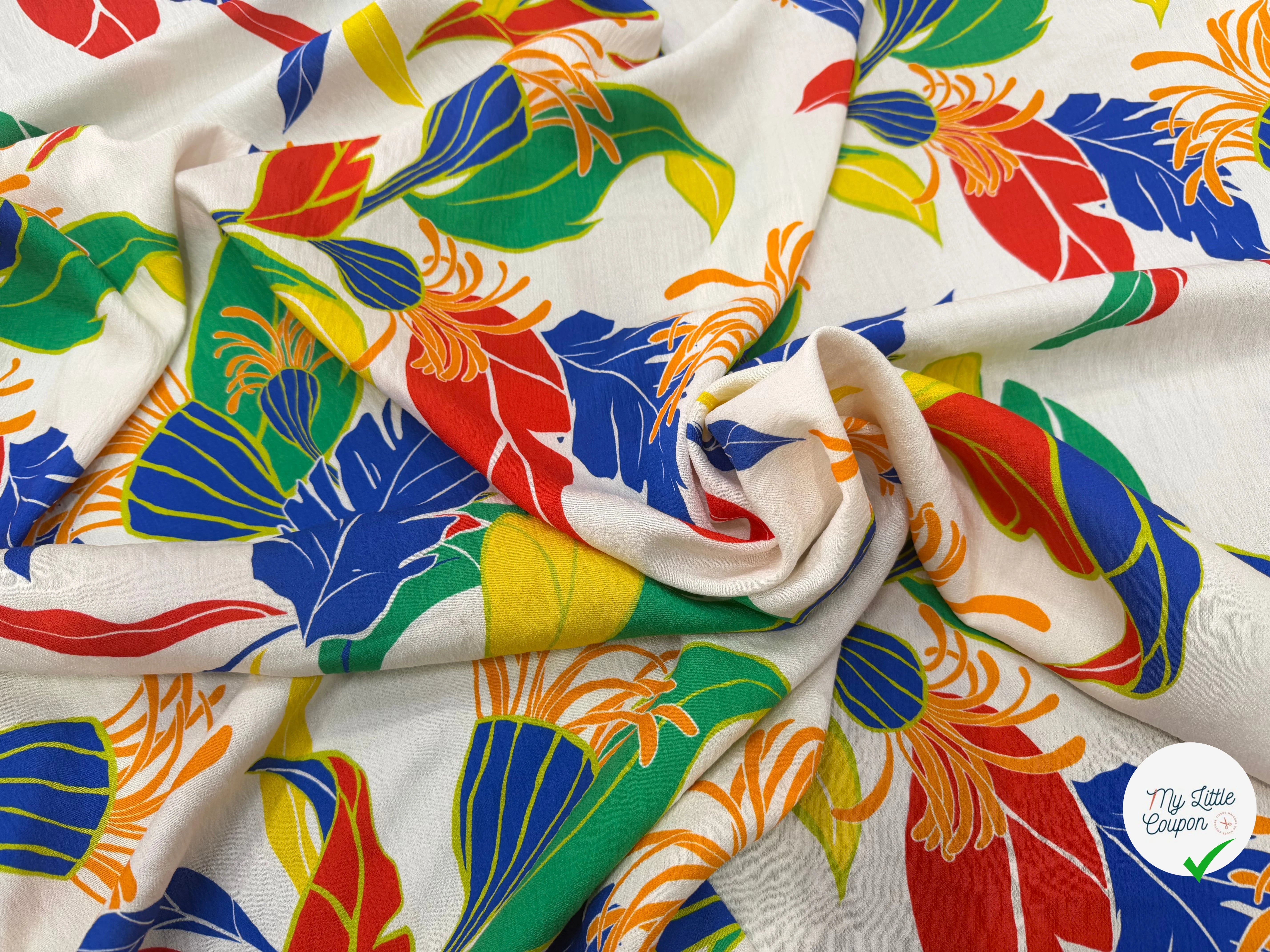 CREPE MAROCAIN 100% VISCOSE 1 - My Little Coupon