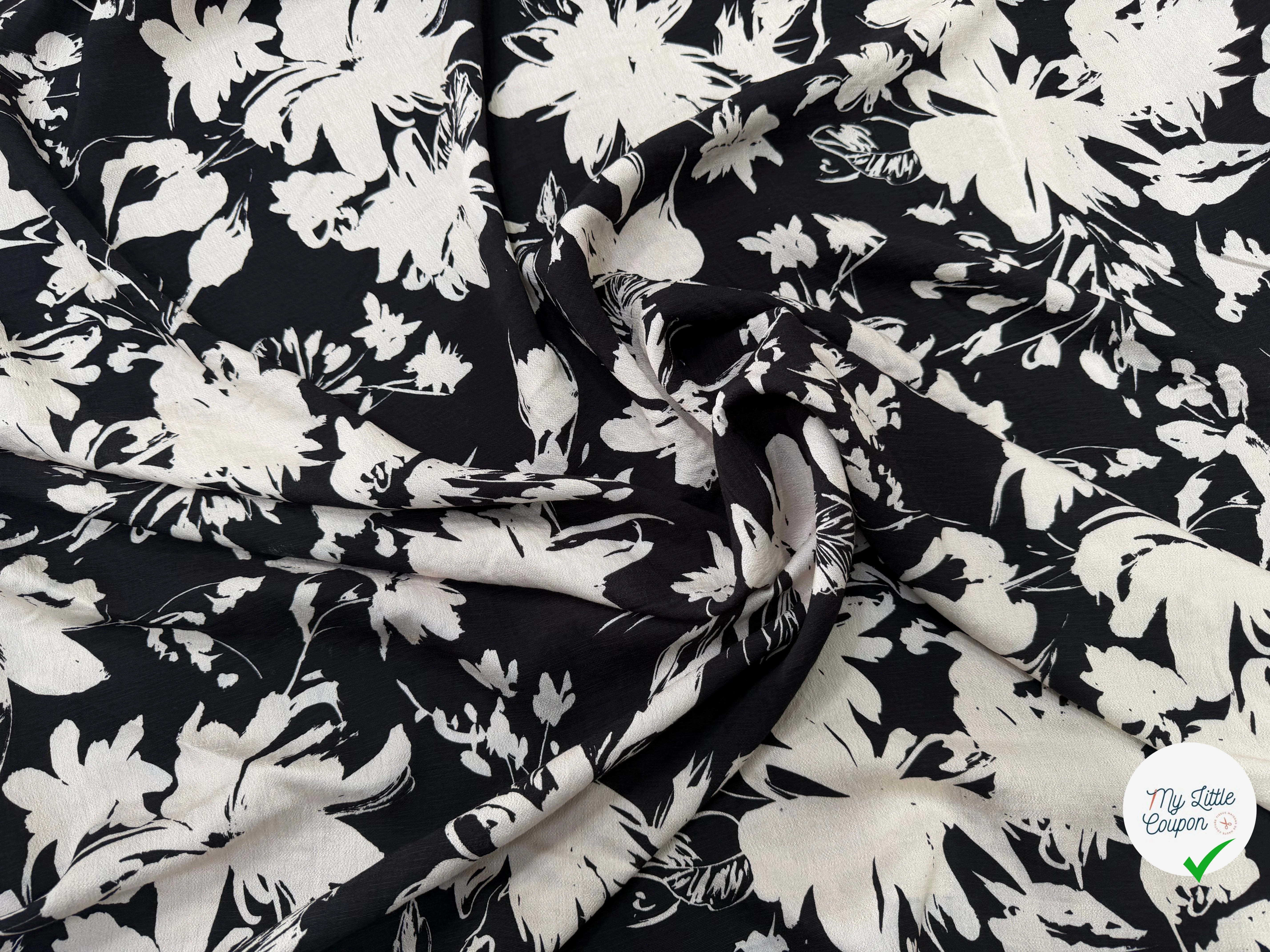 CREPE MAROCAIN 100% VISCOSE 3 - My Little Coupon